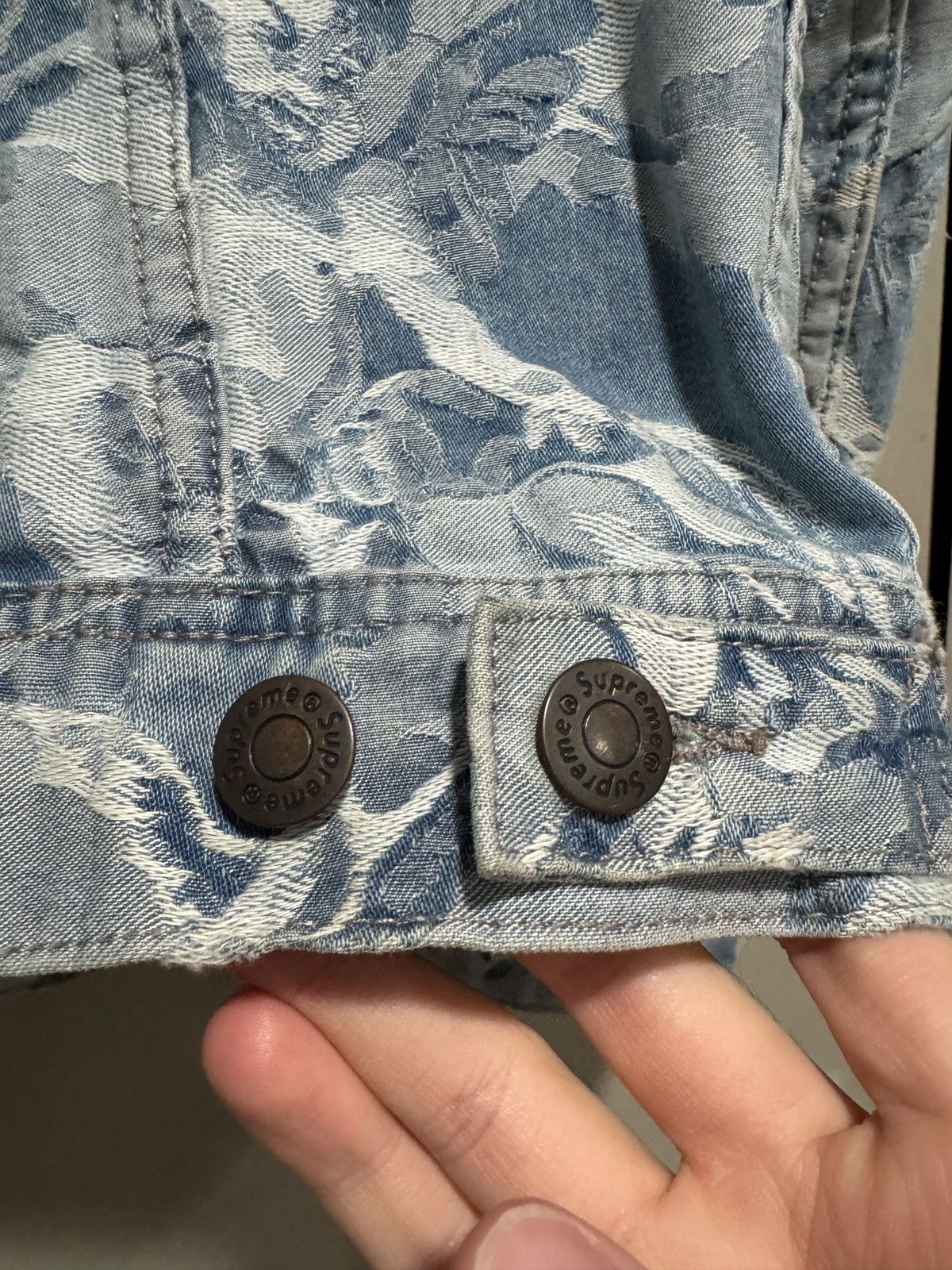 Supreme Supreme FW16 Cherub Denim Trucker Jacket Angels Size US M / EU 48-50 / 2 - 7 Thumbnail
