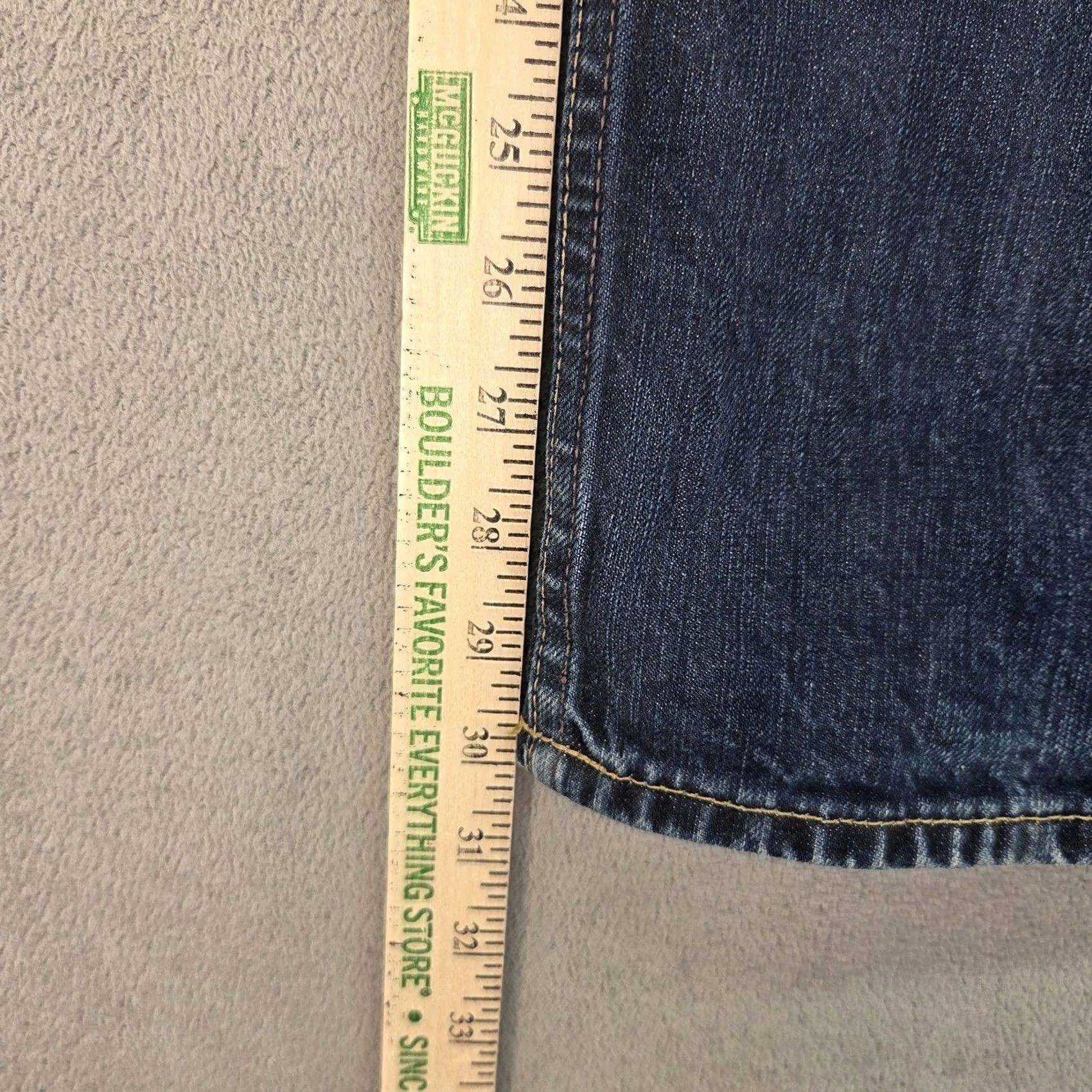 Lee Vintage Lee Jeans Mens Selvedge 101+ Blue Raw Denim Straight Leg Fits 34x30 Size US 34 / EU 50 - 5 Thumbnail