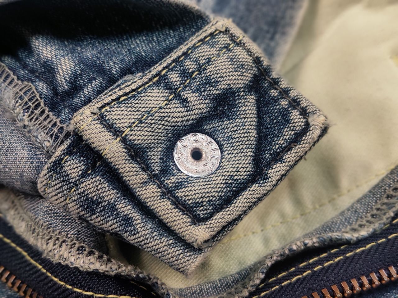 Japanese Brand Vintage Bartack System-u Japanese Denim Faded Jeans Scovill Size US 30 / EU 46 - 18 Thumbnail