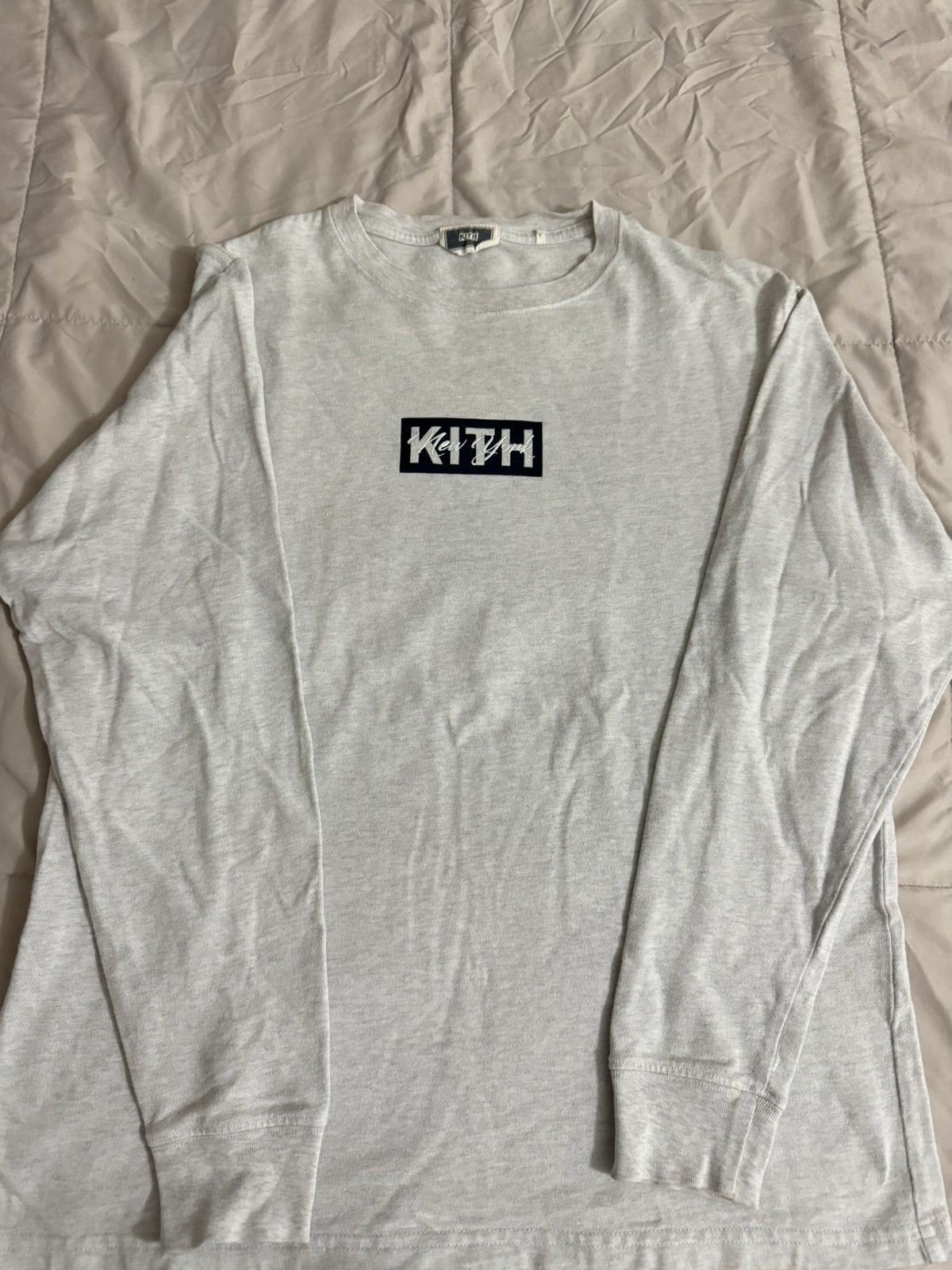 Kith Kith New York Box Logo Long Sleeve Size US S / EU 44-46 / 1 - 3 Thumbnail
