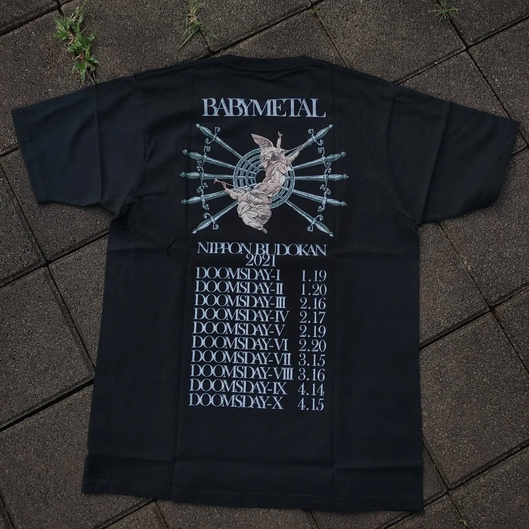 Band Tees BABYMETAL 10 BM Budokan 2021 Rare Tee Size US L / EU 52-54 / 3 - 5 Thumbnail