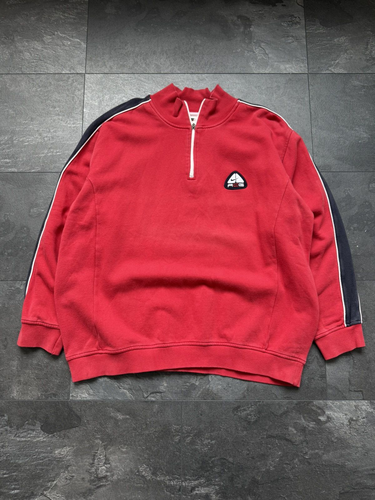 Nike ACG × Vintage Vintage Nike acg rare 1/3 zip sweatshirt Size US L / EU 52-54 / 3 - 1 Thumbnail