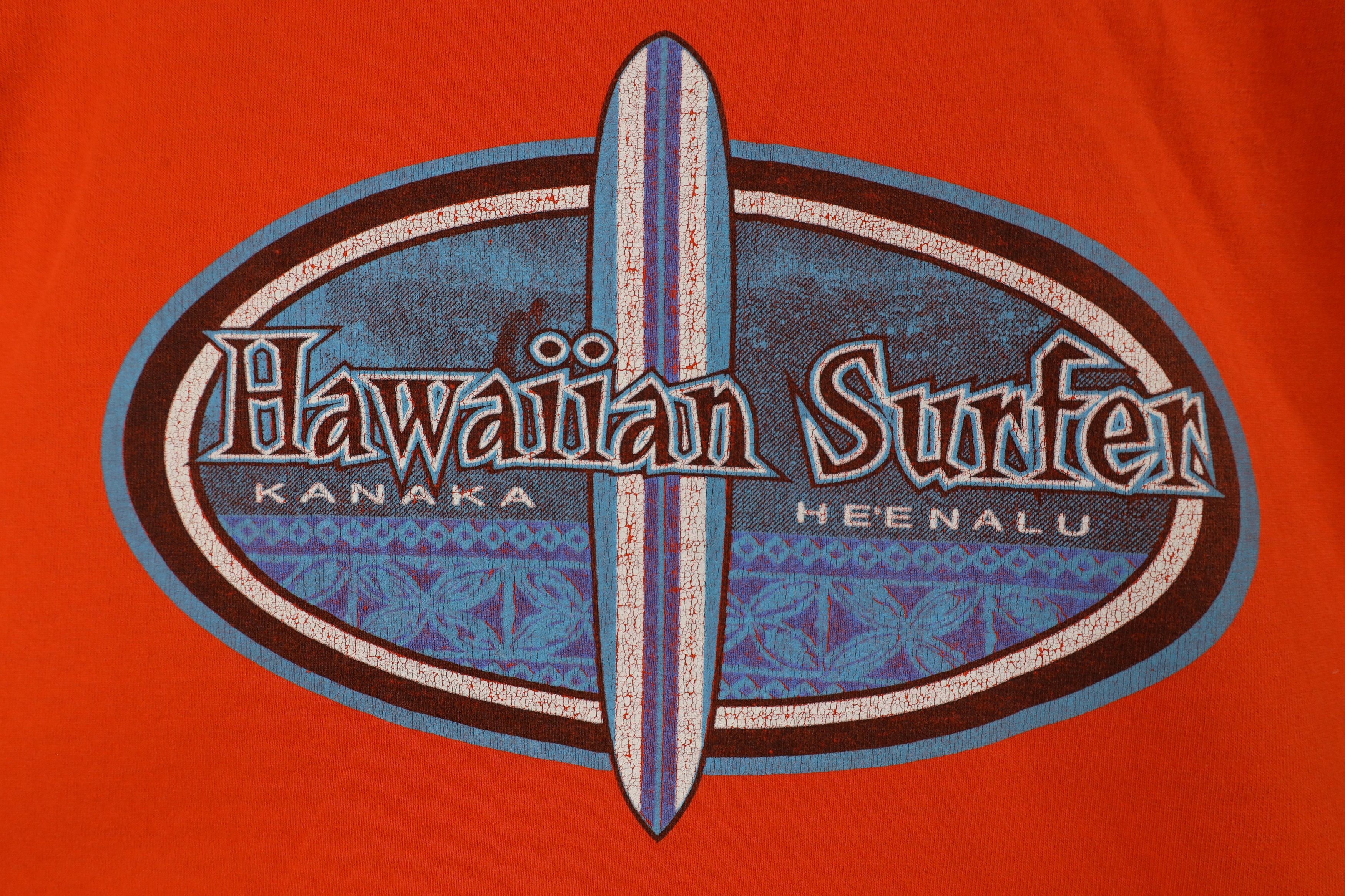Vintage Vintage 90s Streetwear Hawaiian Surfer Long Sleeve T-Shirt Size US XXL / EU 58 / 5 - 10 Thumbnail