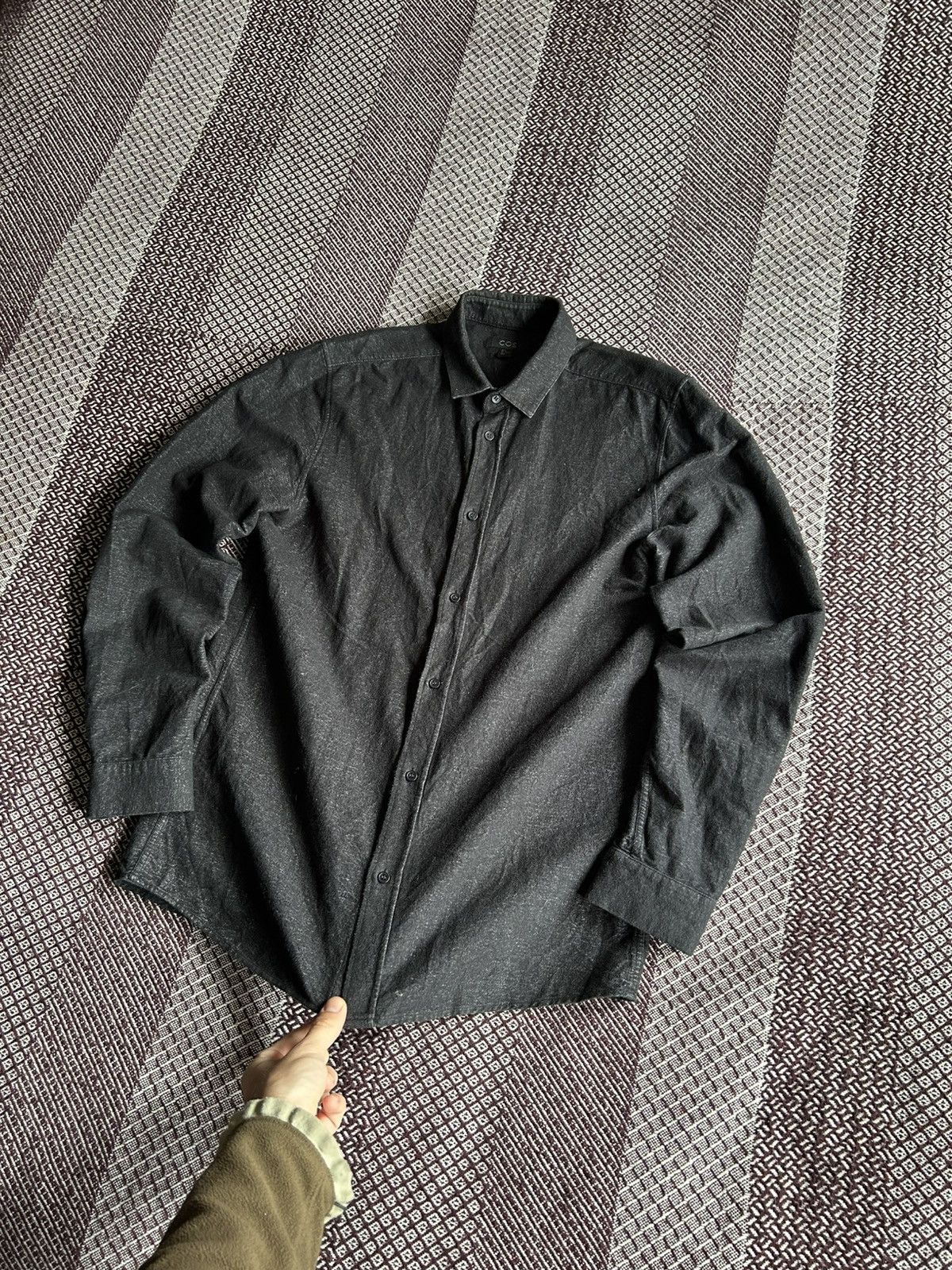Cos COS Shirt Button Up Solid Style Unisex Streetwear Size S Size US S / EU 44-46 / 1 - 2 Thumbnail