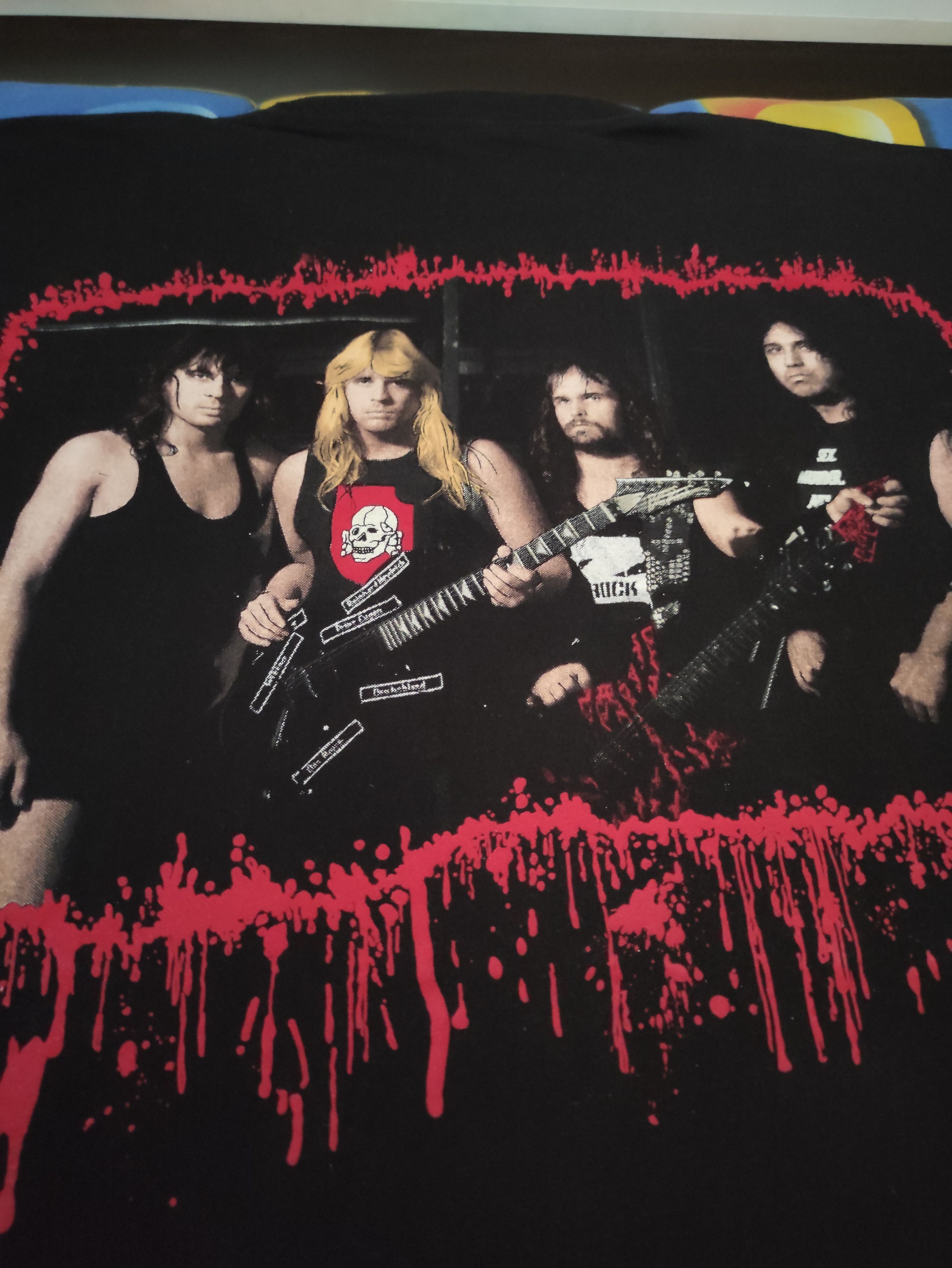 Band Tees Slayer T Shirt Vintage 1990 Grail Size US XL / EU 56 / 4 - 5 Thumbnail
