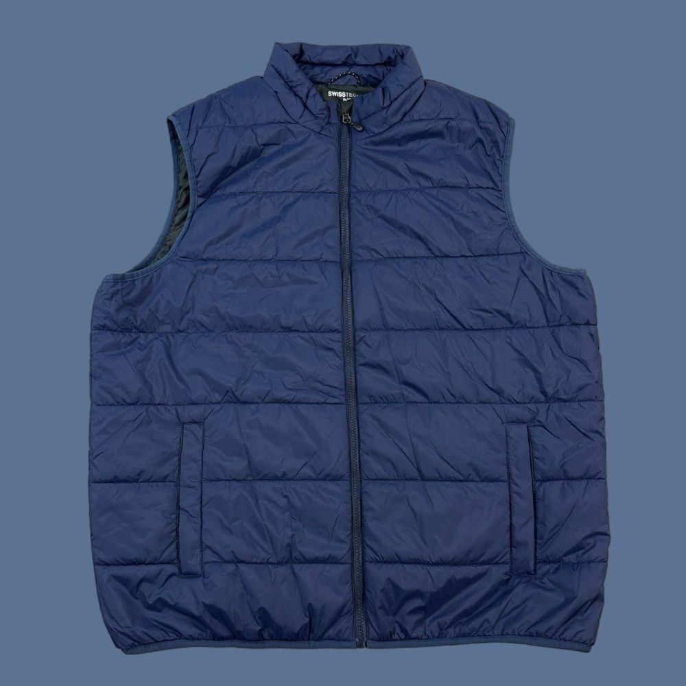 Vintage Swiss Tech Vest Mens Large Full Zip Lightweight Quilted Puffer Outdoor Size US L / EU 52-54 / 3 - 1 Thumbnail