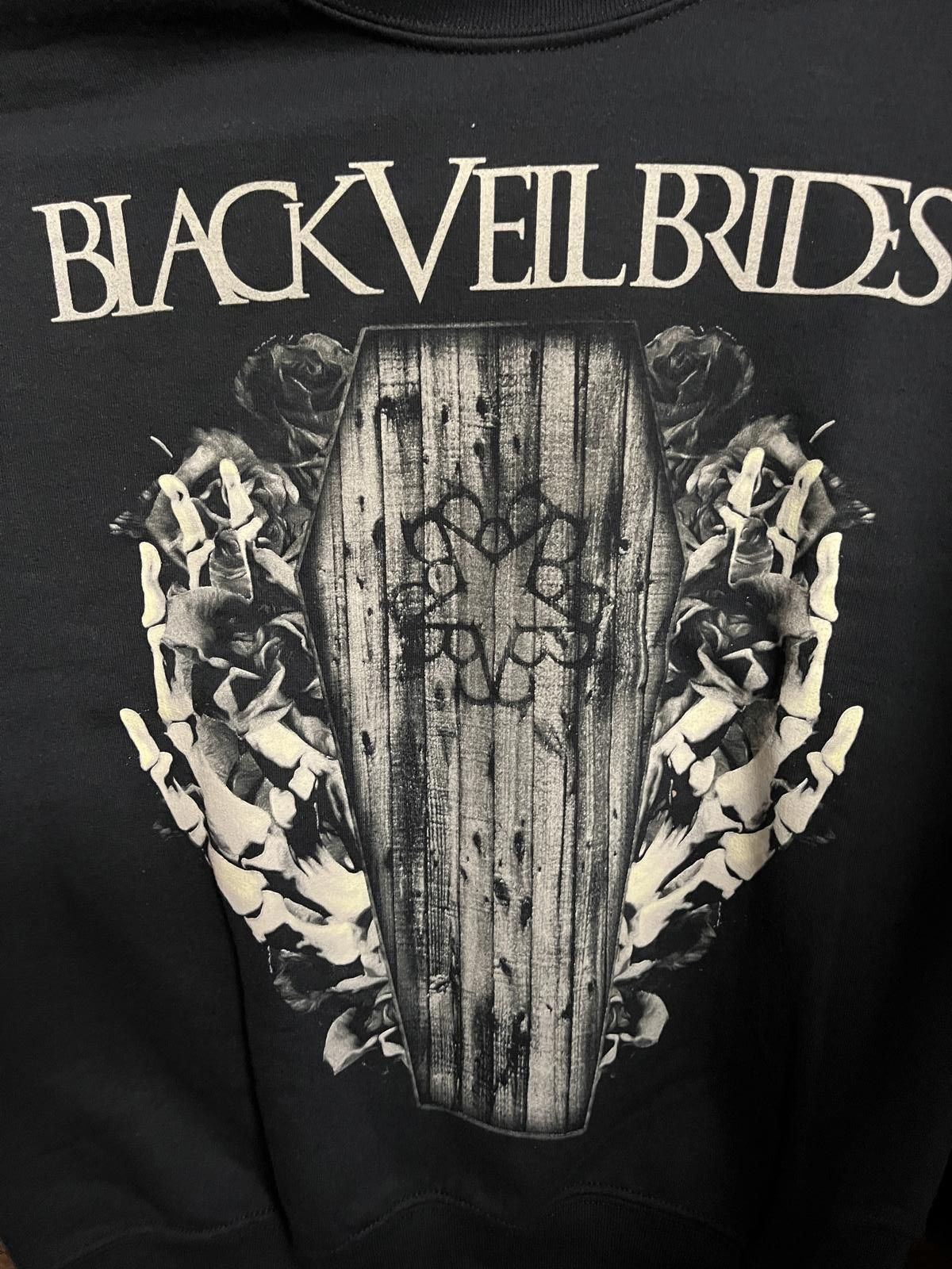 Designer Black Veil Brides Crew Neck - BVB Coffin Crew Pullover - L Size US L / EU 52-54 / 3 - 3 Thumbnail
