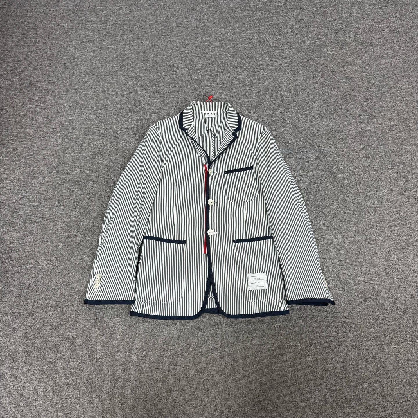 Thom Browne Thom Browne Stripe Blazer Size US S / EU 44-46 / 1 - 1 Thumbnail