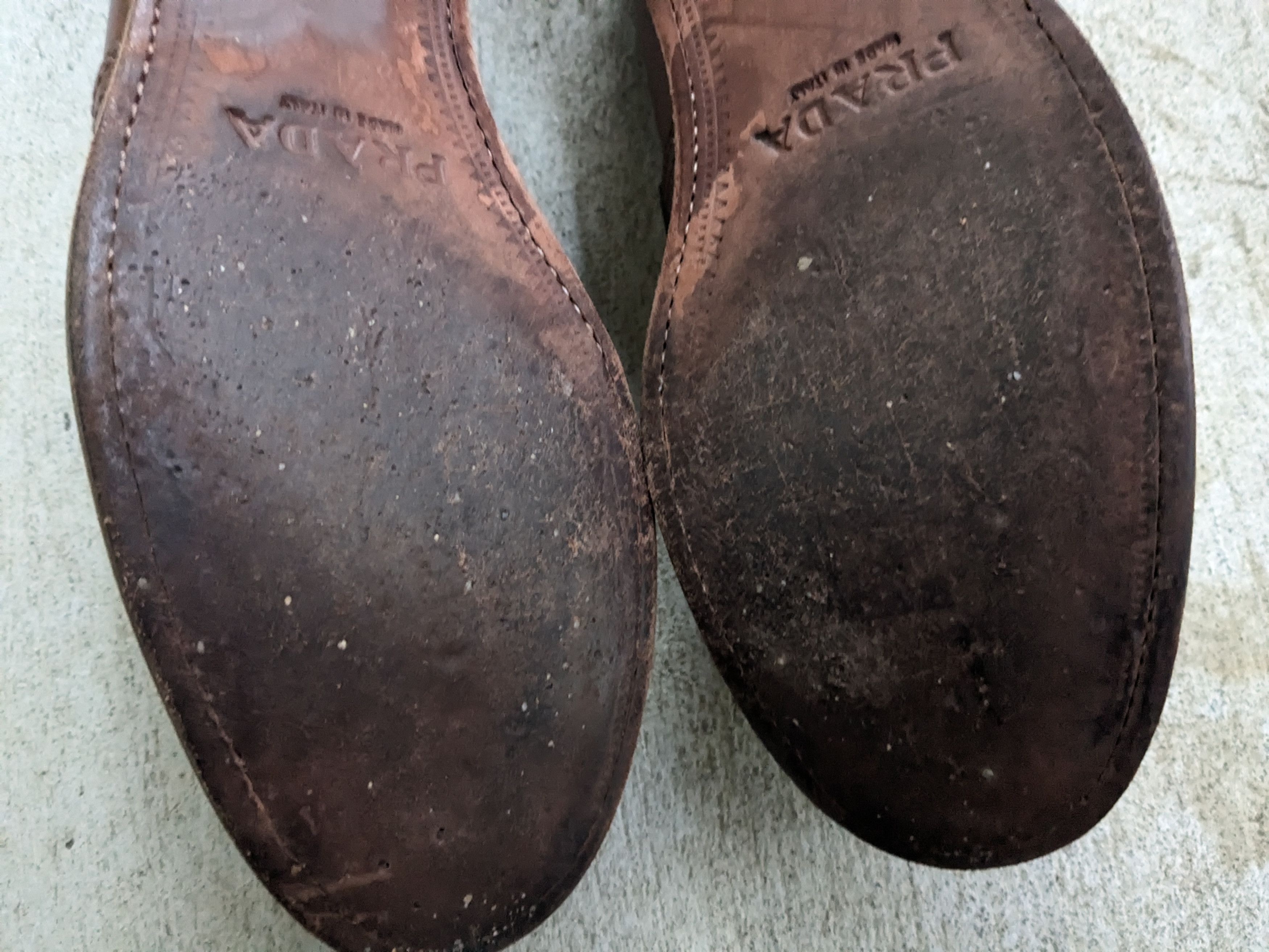 Prada Prada Penny Loafers Brown Leather 10 Slip Ons Italy Tan Size US 10 / EU 43 - 14 Thumbnail