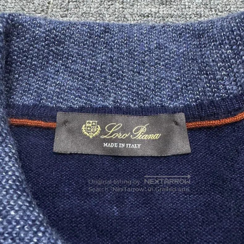 Loro Piana Loro Piana V-Neck Cashmere Sweater. Size US L / EU 52-54 / 3 - 2 Thumbnail