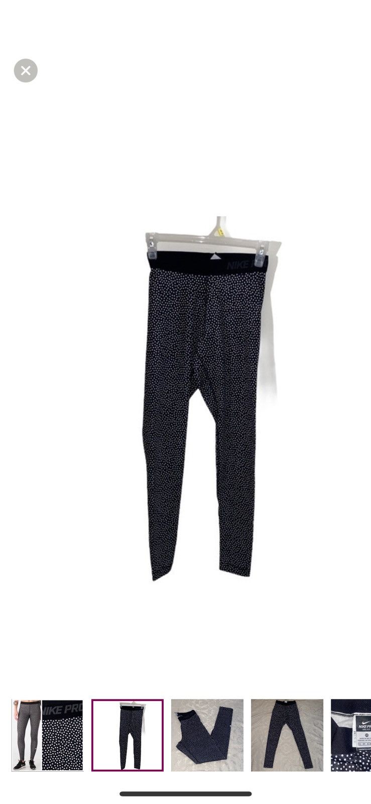 Nike Nike XS pro combat polka dot leggings Size 25" / US 0 / IT 36 - 3 Thumbnail