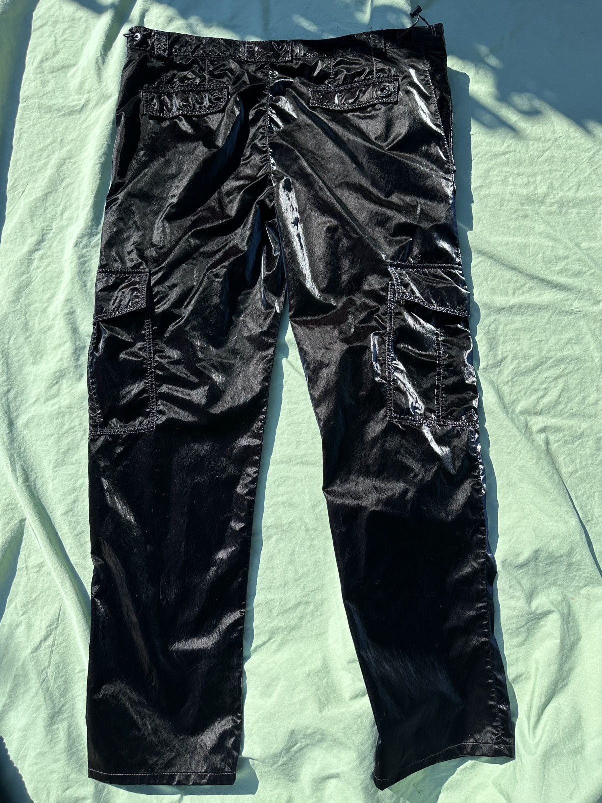 Dolce & Gabbana Dolce & Gabbana cargo pants iridescent black sz54 Size US 38 / EU 54 - 7 Thumbnail