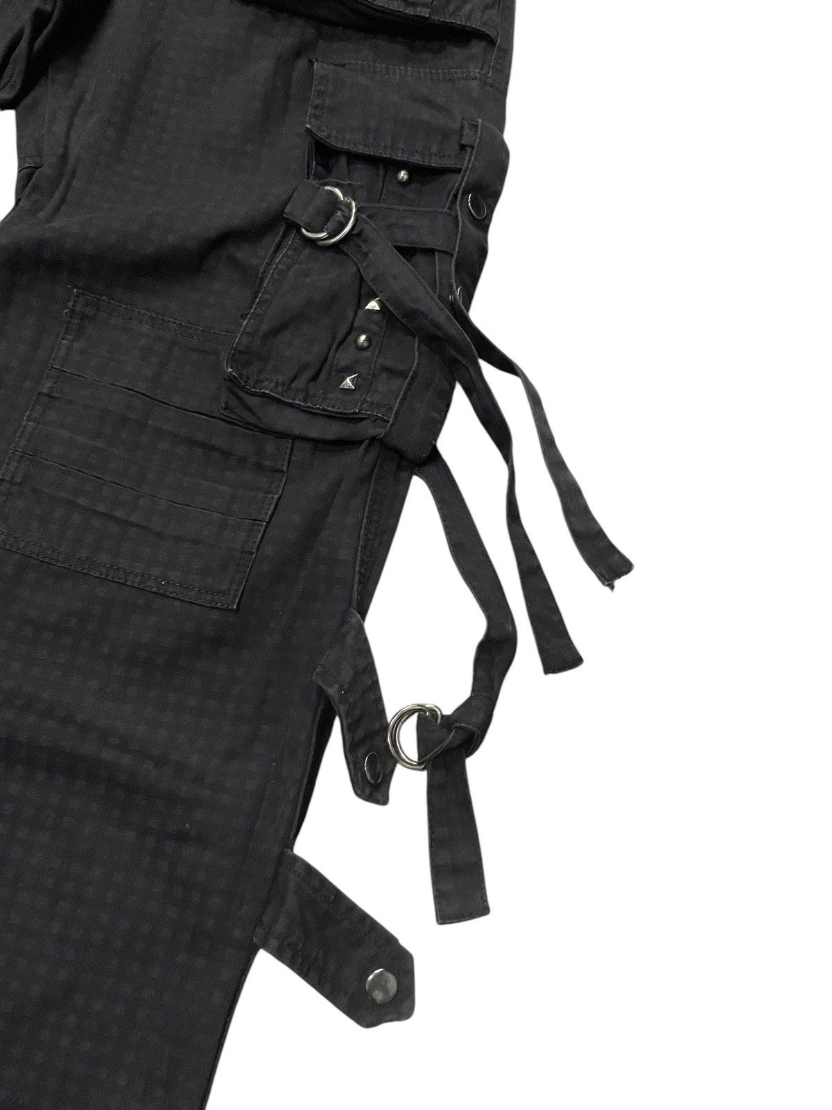 Hysteric Glamour × Japanese Brand × Tripp NYC Planet Five Japan Raver Studded Bondage Loose Jeans Size US 33 - 6 Thumbnail