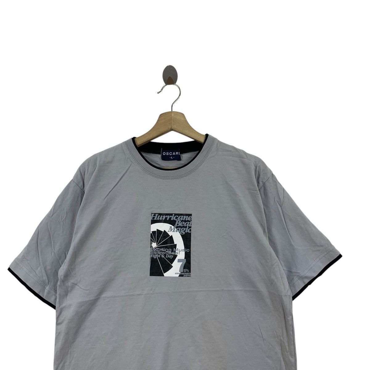 Vintage Vintage HURRICANE BEAT MAGIC Music Showcase Tee Shirt Top Size US L / EU 52-54 / 3 - 2 Thumbnail