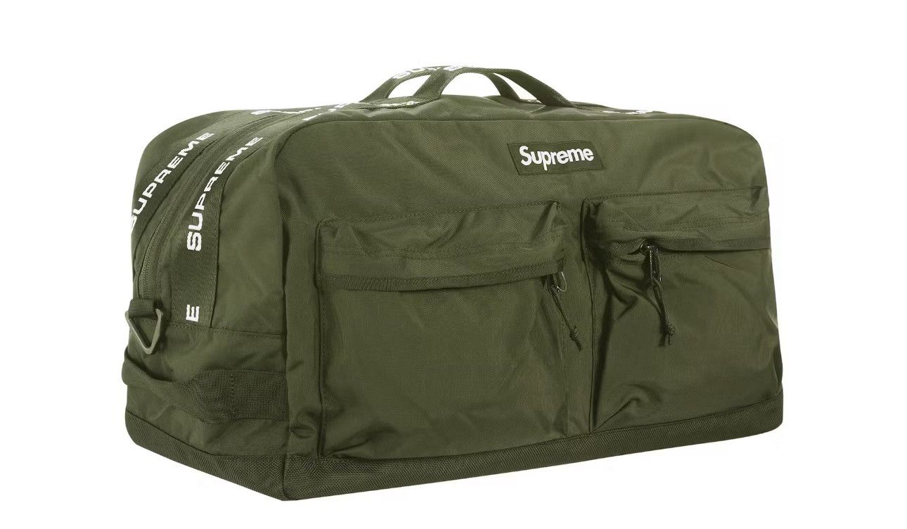 Supreme Supreme Duffle Bag 'Olive' Size ONE SIZE - 2 Thumbnail