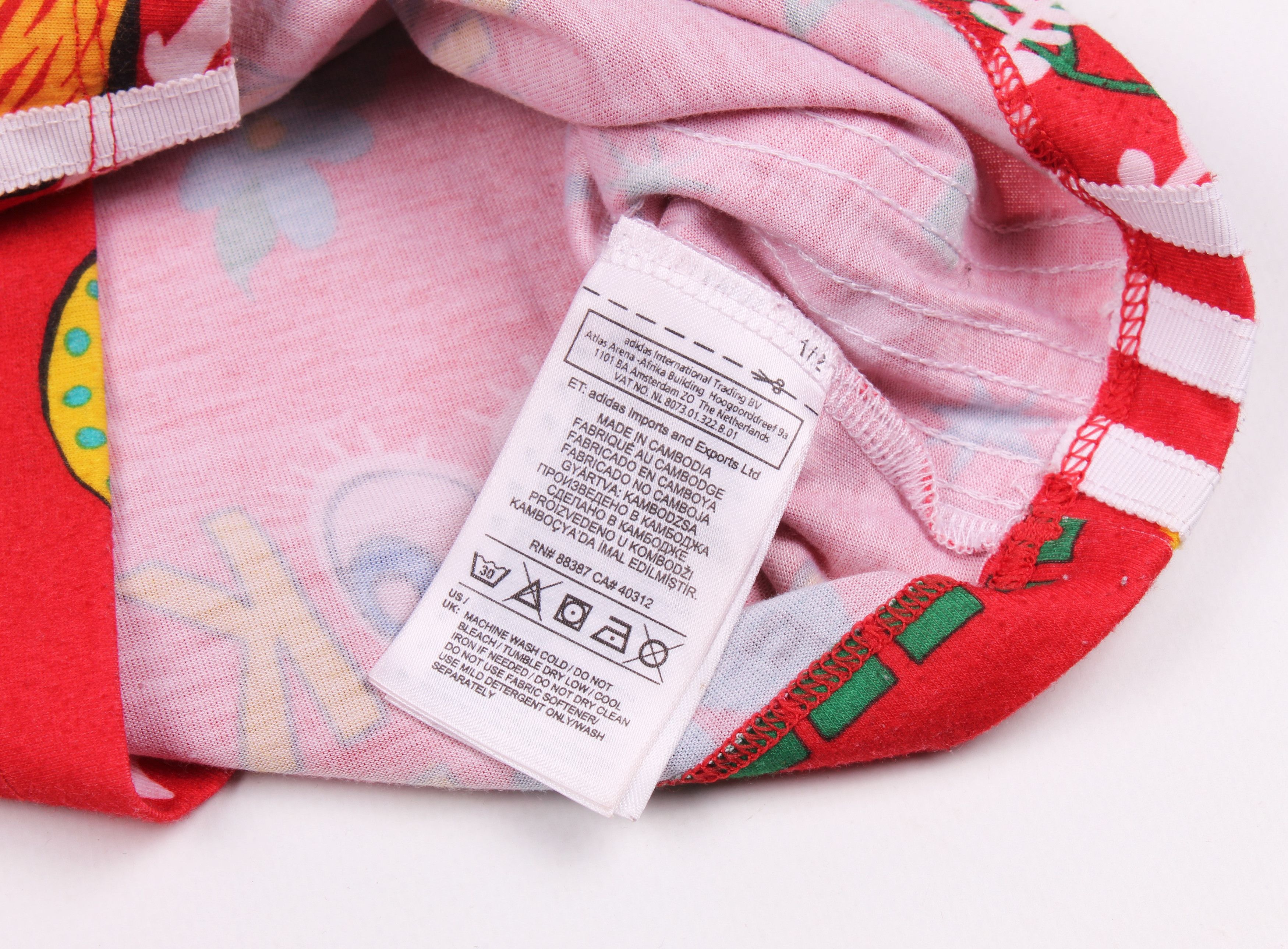 Adidas × Pharrell Adidas X Pharrell Williams Printed Cropped Top Size S / US 4 / IT 40 - 7 Thumbnail