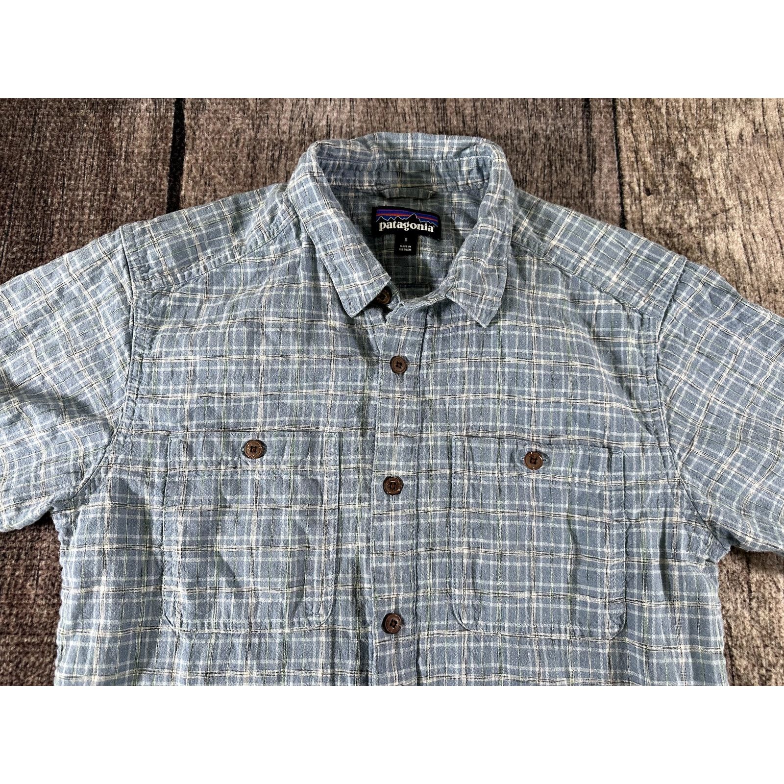Patagonia Patagonia Short Sleeve Step Back Shirt 53139 Hemp Mens Small Size US S / EU 44-46 / 1 - 2 Thumbnail