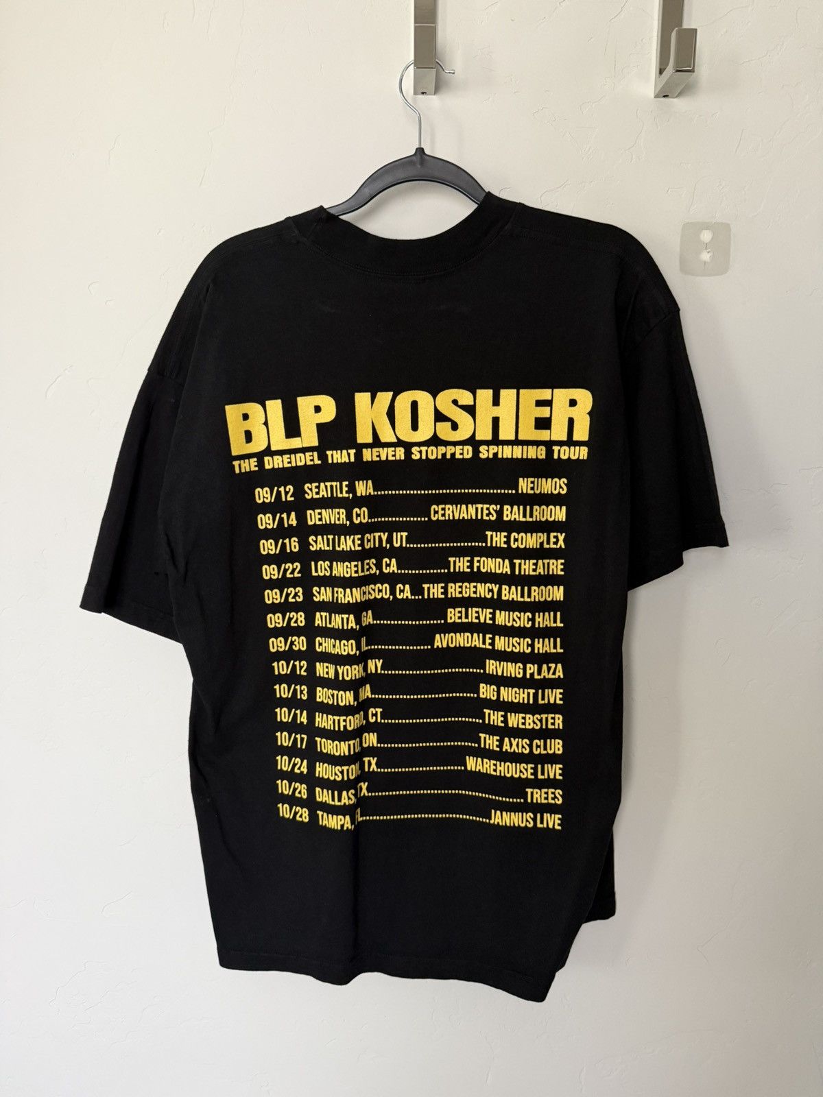 Other BLP Kosher Tour Tee Black Large Size US L / EU 52-54 / 3 - 2 Thumbnail