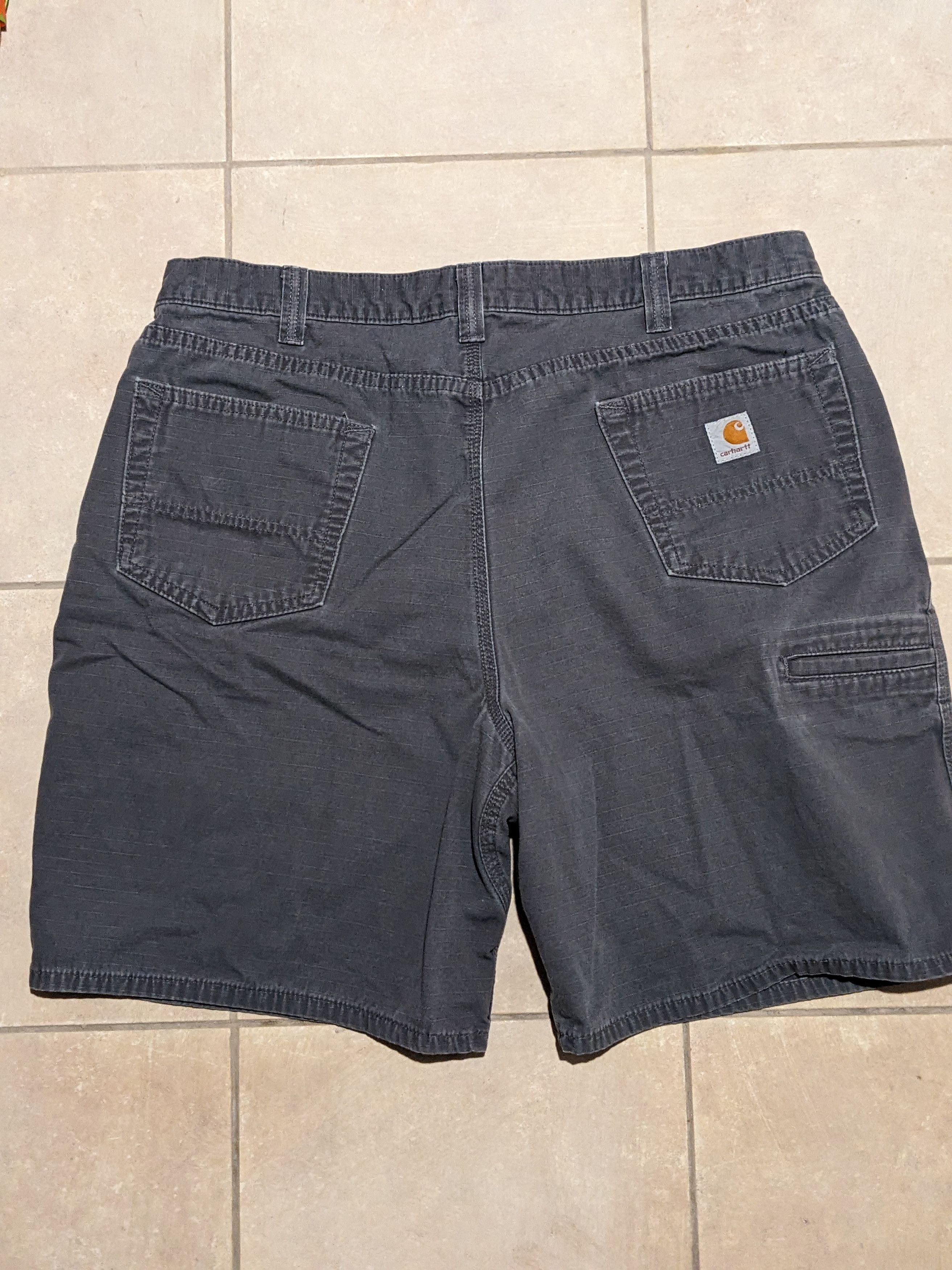 Carhartt × Vintage Vintage Carhartt 100276039 Gray Size 40 Original Fit Shorts Size US 40 / EU 56 - 7 Thumbnail