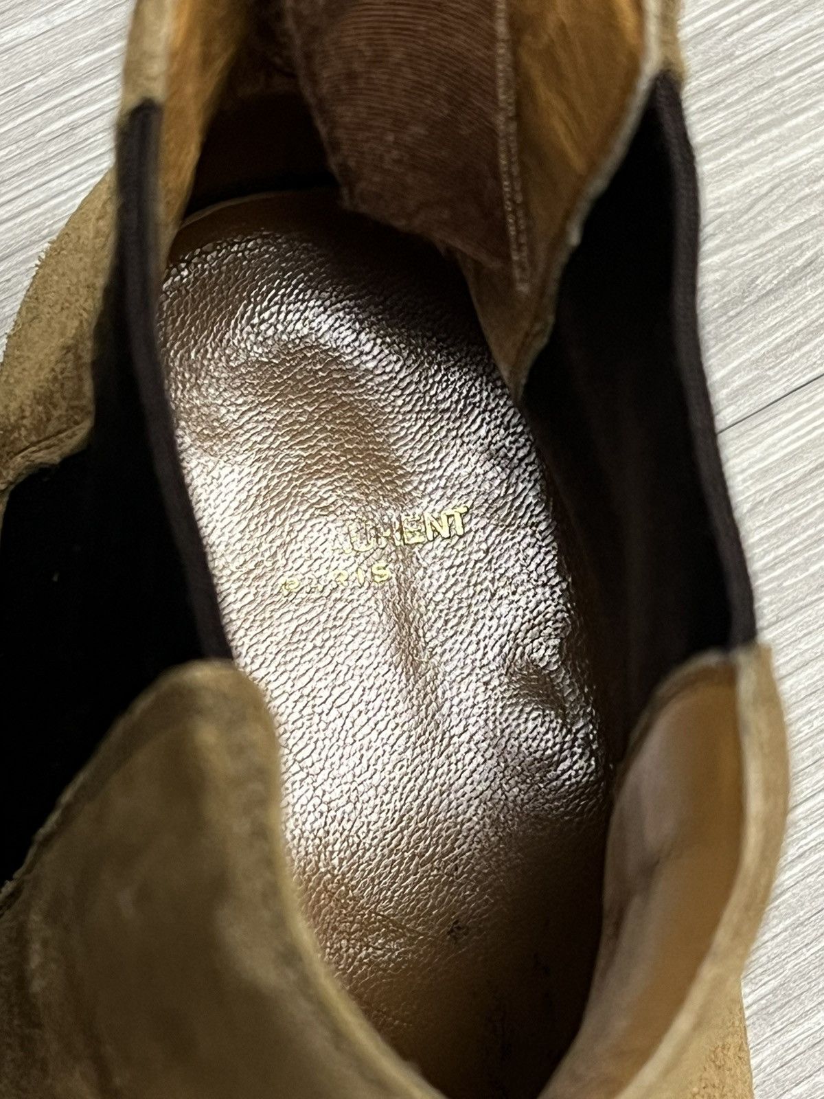Saint Laurent Paris Wyatt Chelsea Boot Size US 8.5 EU 41.5 Size US 8.5 / EU 41-42 - 13 Thumbnail