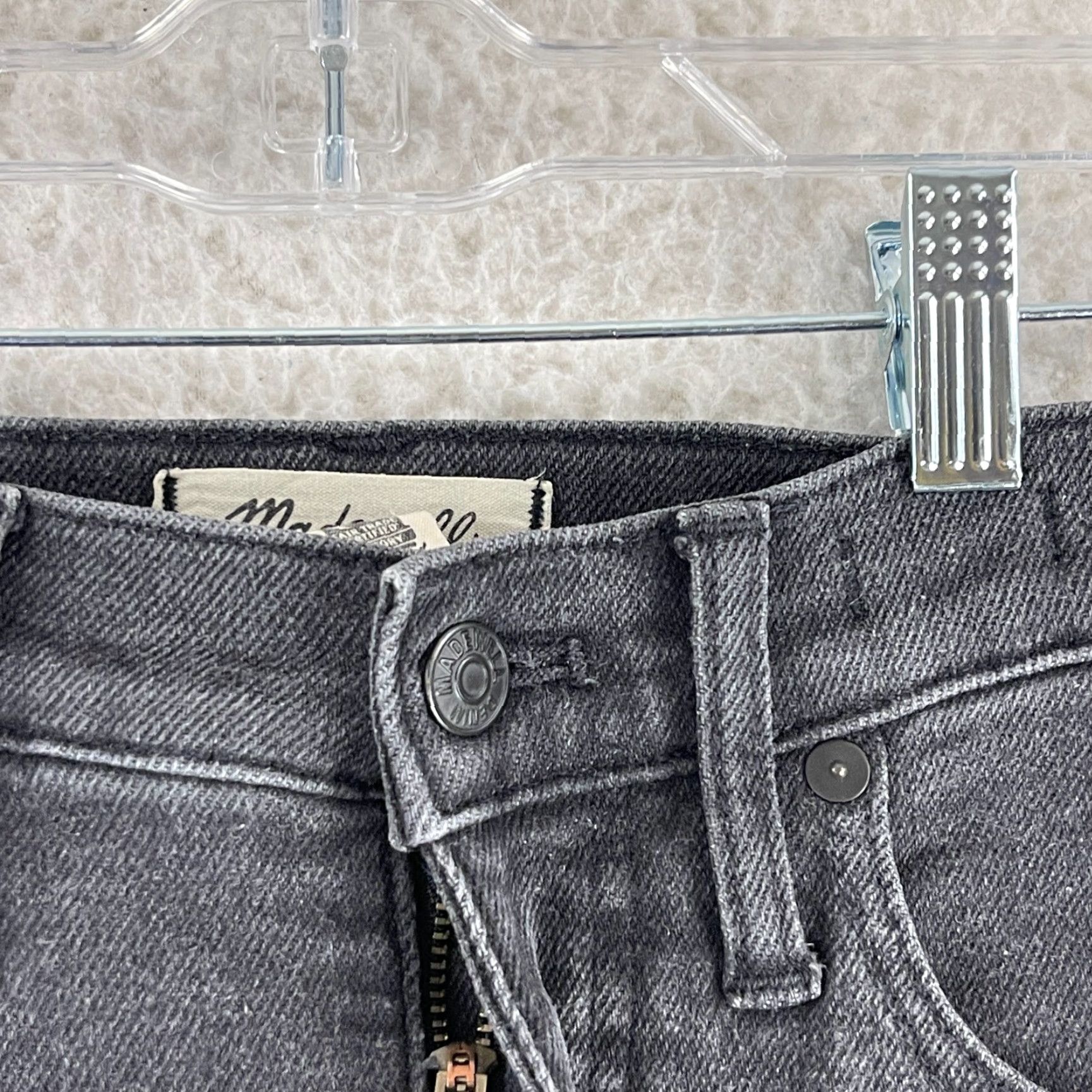 Madewell Madewell Skinny Jeans Womens Size 27 Black Denim 10" High-Rise Casual Size 27" / US 4 / IT 40 - 5 Thumbnail