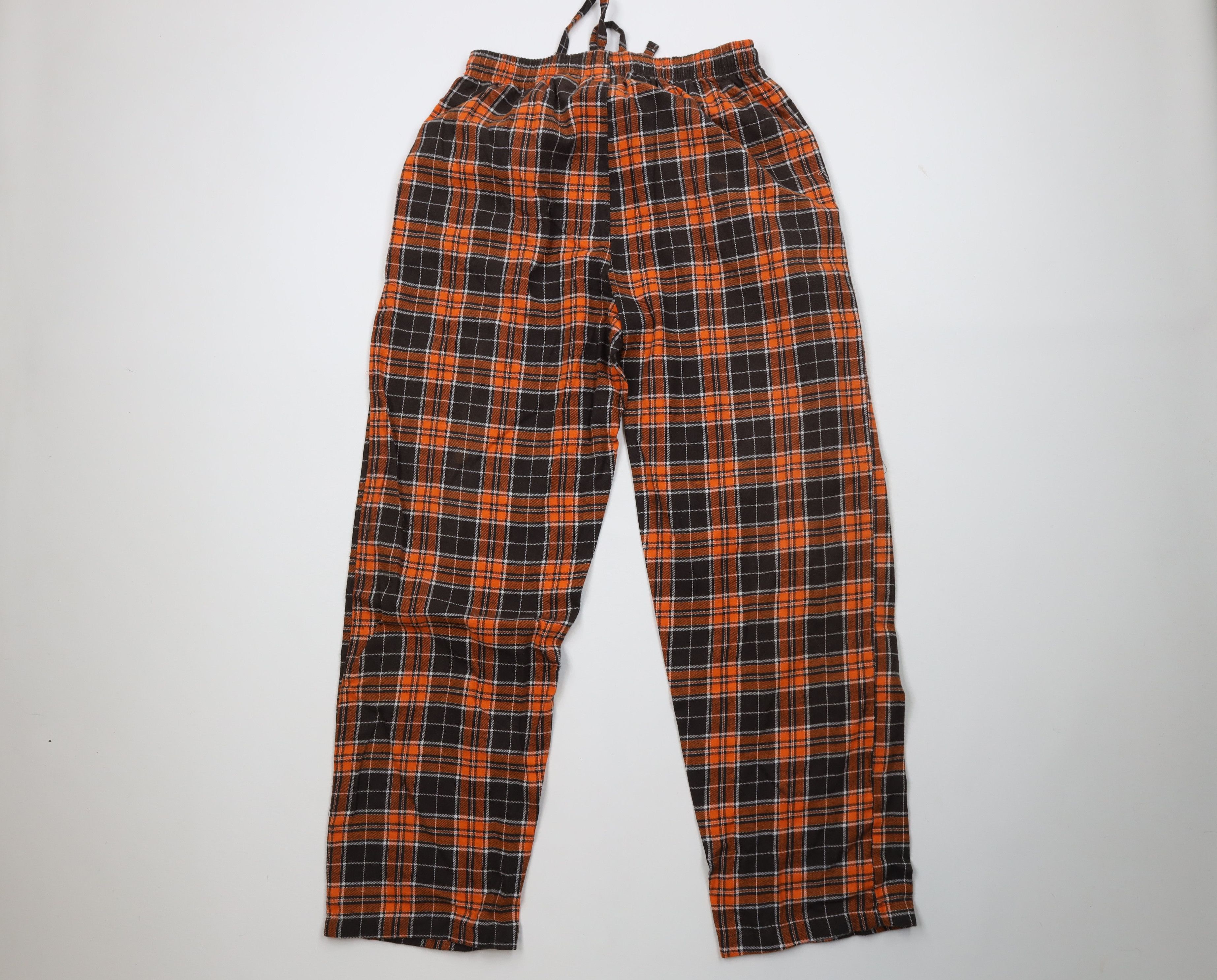 Vintage Vintage Y2K NFL Cleveland Browns Football Flannel Pants Size US 34 / EU 50 - 8 Thumbnail
