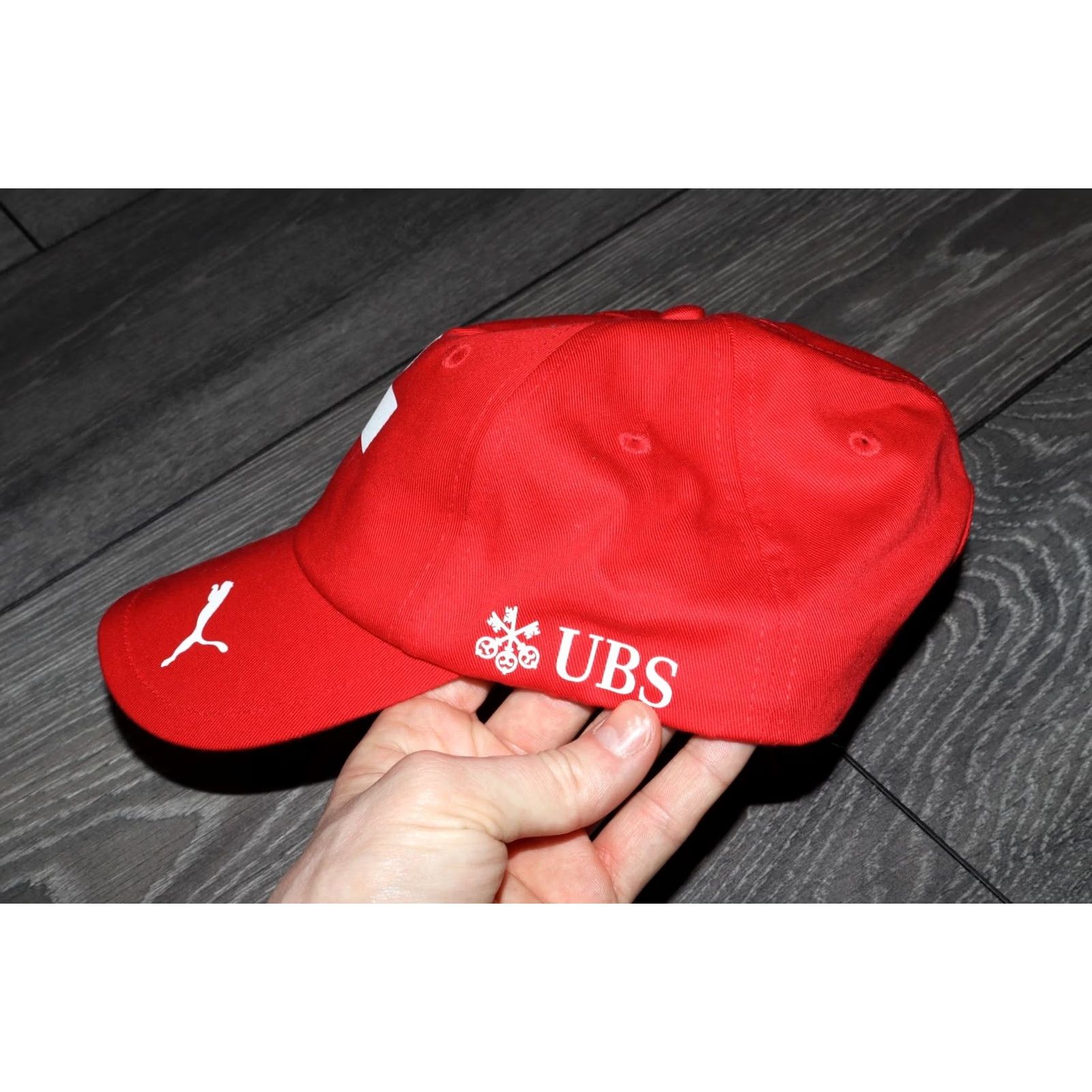 Puma SWITZERLAND NATIONAL TEAM FOOTBALL CAP PUMA RED ONE SIZE ORIGINAL Baseball Hat Mens Adult Size ONE SIZE - 3 Thumbnail