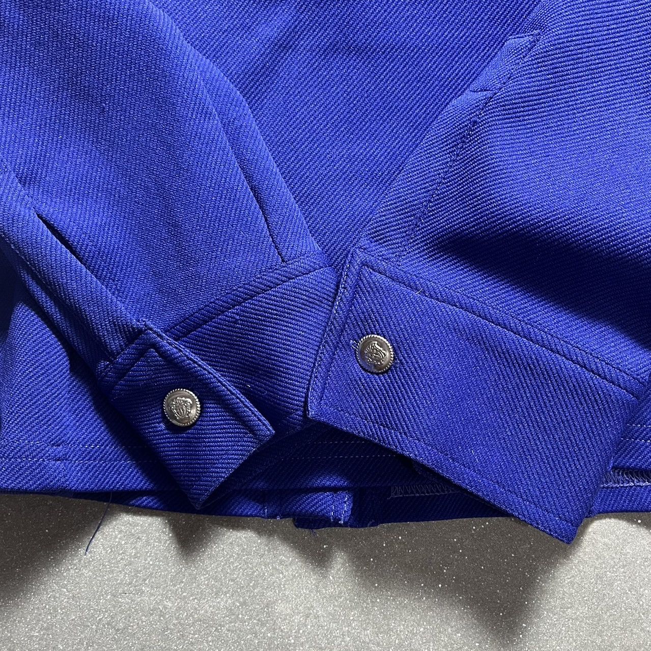 Versace × Versace Jeans Couture × Versus Versace Jeans Couture Blue Shirt Size M / US 6-8 / IT 42-44 - 9 Thumbnail