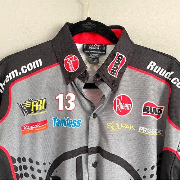 Vintage Vintage NASCAR Rheem Pit Crew Short Sleeve Shirt - XL 🇨🇦 Size US XL / EU 56 / 4 - 3 Thumbnail