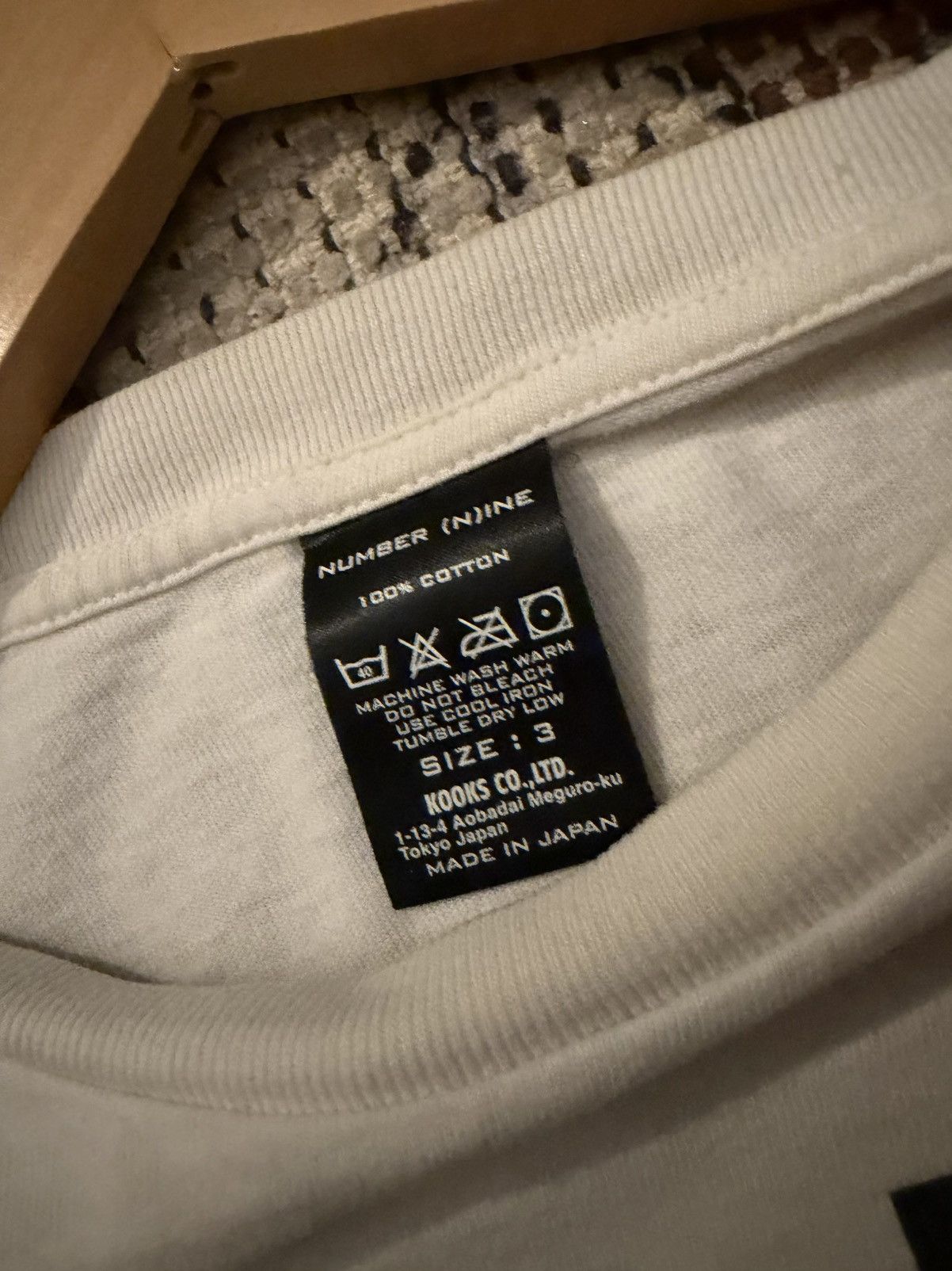Number (N)ine Number Nine SS01 Milk & Cookies Tee Size US M / EU 48-50 / 2 - 3 Thumbnail