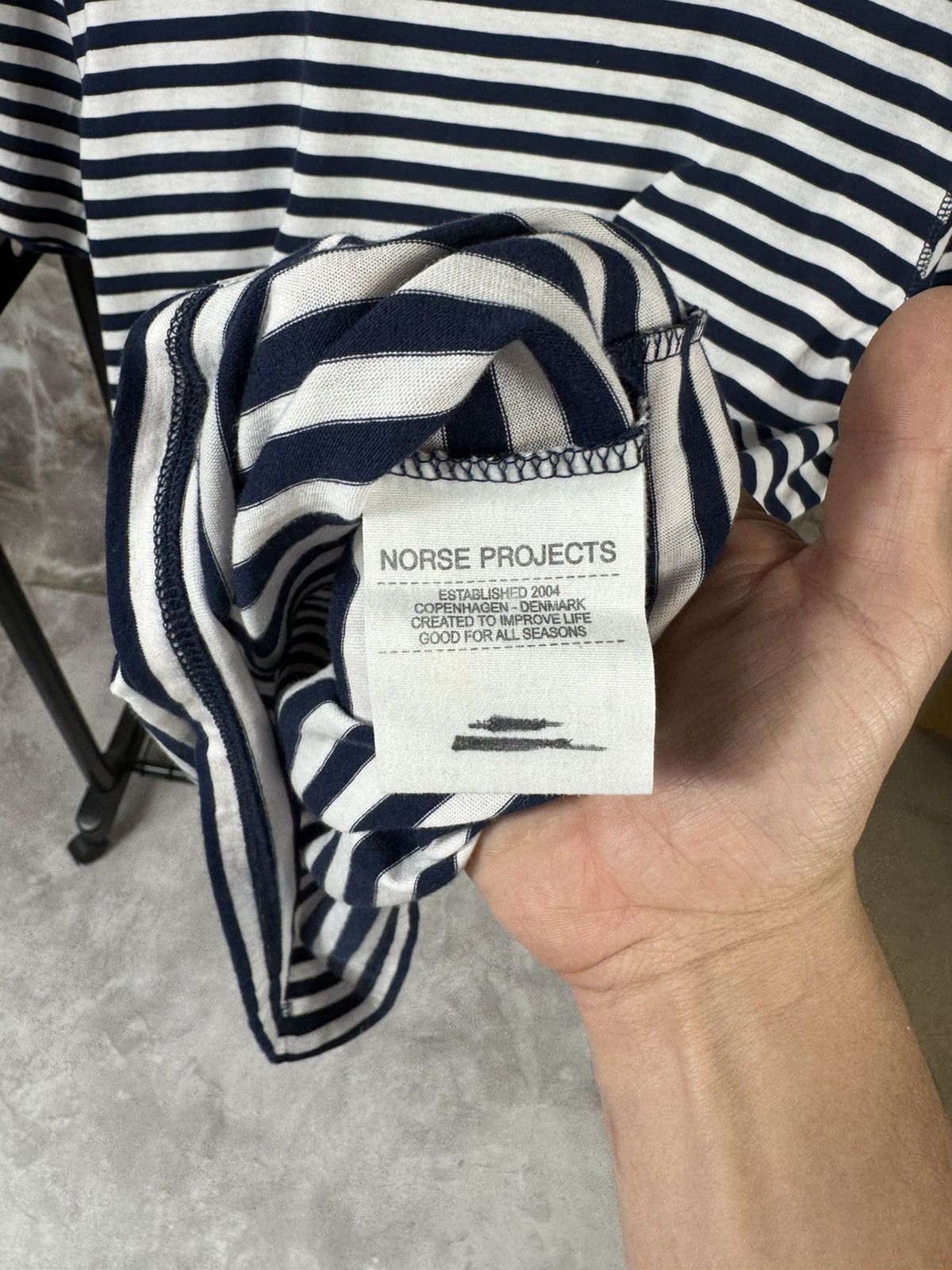 Norse Projects Norse Project Stripes Tee Size US S / EU 44-46 / 1 - 6 Thumbnail