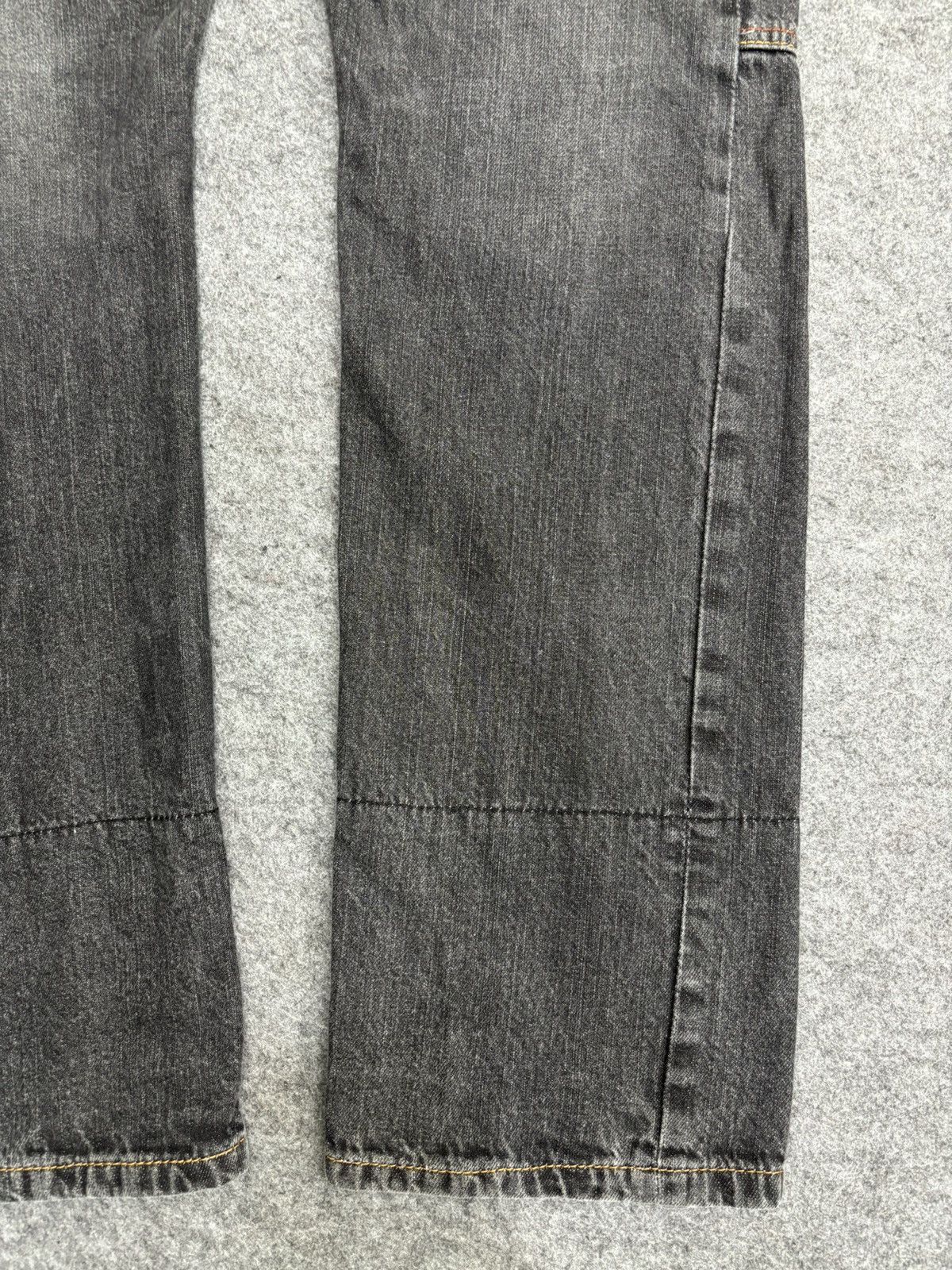 Japanese Brand 💥Insane Double Waist💥Rare Dominate Black Wash Denim F526 Size US 30 / EU 46 - 8 Thumbnail