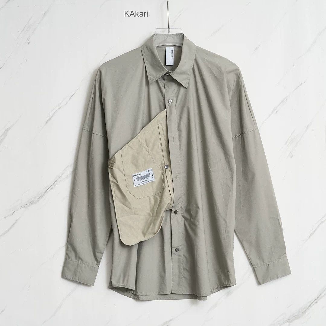 Other Poliquant Men's Spliced Design Cotton Shirt Size US M / EU 48-50 / 2 - 1 Thumbnail