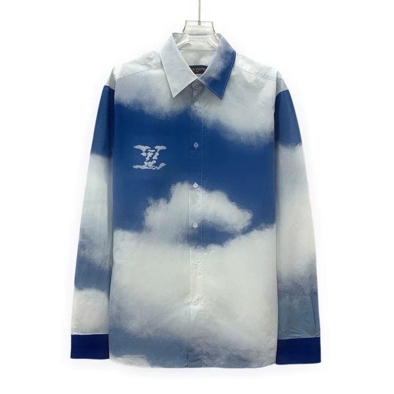 Louis Vuitton Louis Vuitton Color-block sky cloud logo printed cotton la Size US L / EU 52-54 / 3 - 1 Thumbnail