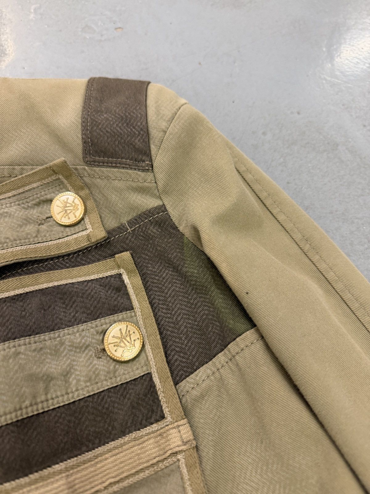 Marithe + Francois Girbaud Marithé François Girbaud Napoleon Military Panel Jacket Size XS / US 0-2 / IT 36-38 - 4 Thumbnail