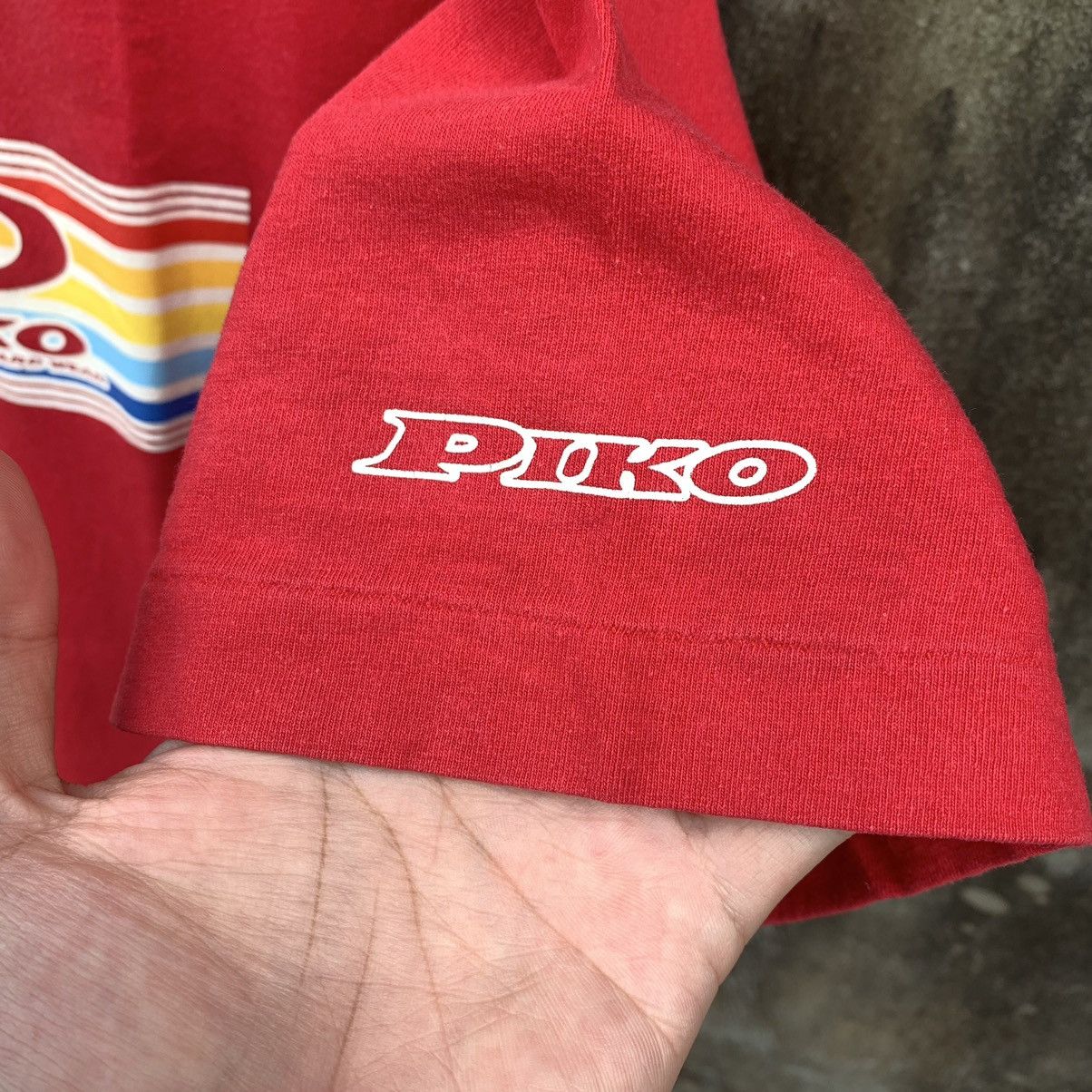 Japanese Brand ❤️‍🔥RARE❤️‍🔥VINTAGE PIKO TSHIRT SURFWEAR Size US L / EU 52-54 / 3 - 3 Thumbnail