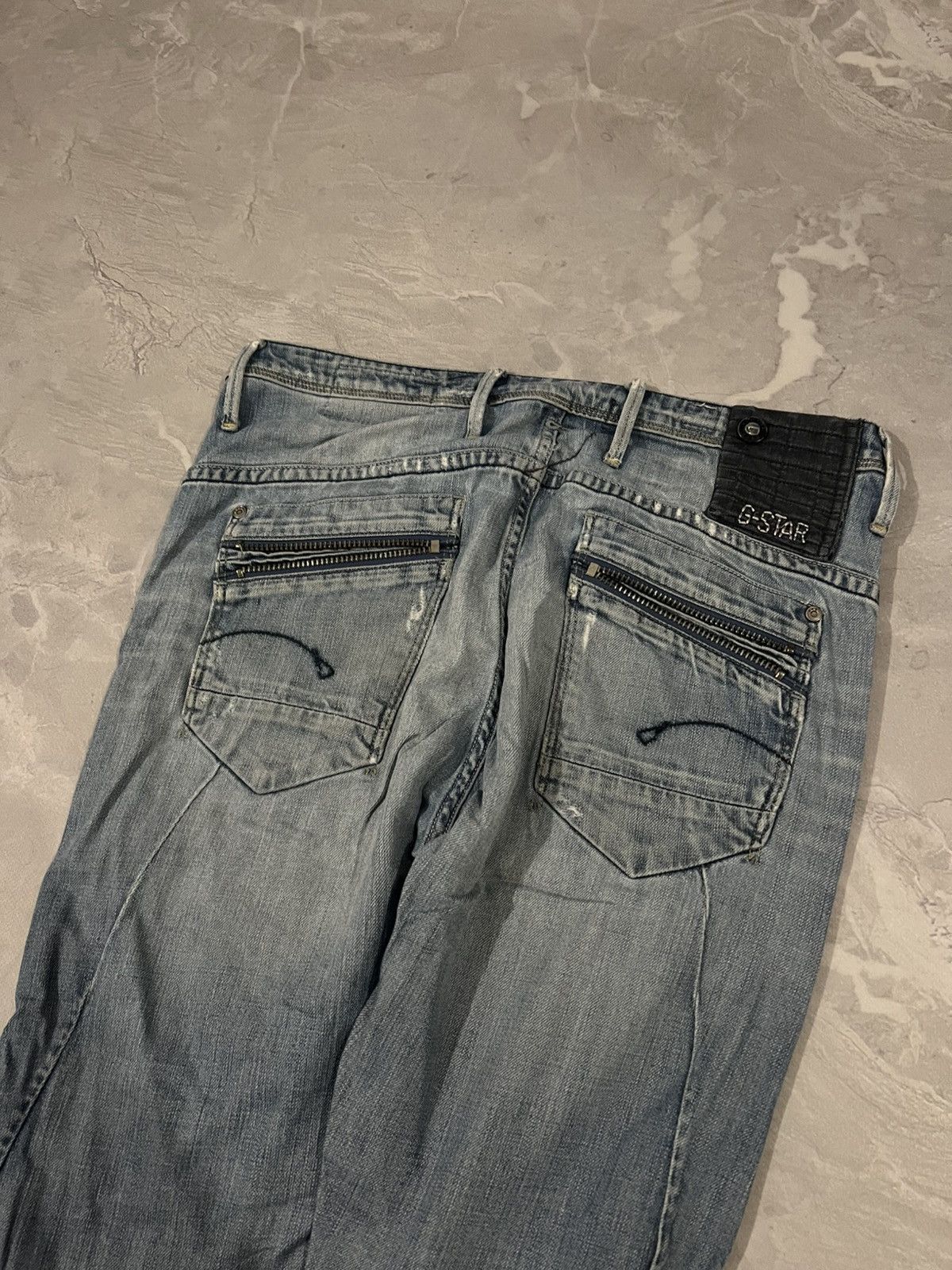 Vintage Faded Streetwear Vintage G-Star / Heavy Style Grunge 90s Size US 32 / EU 48 - 3 Thumbnail