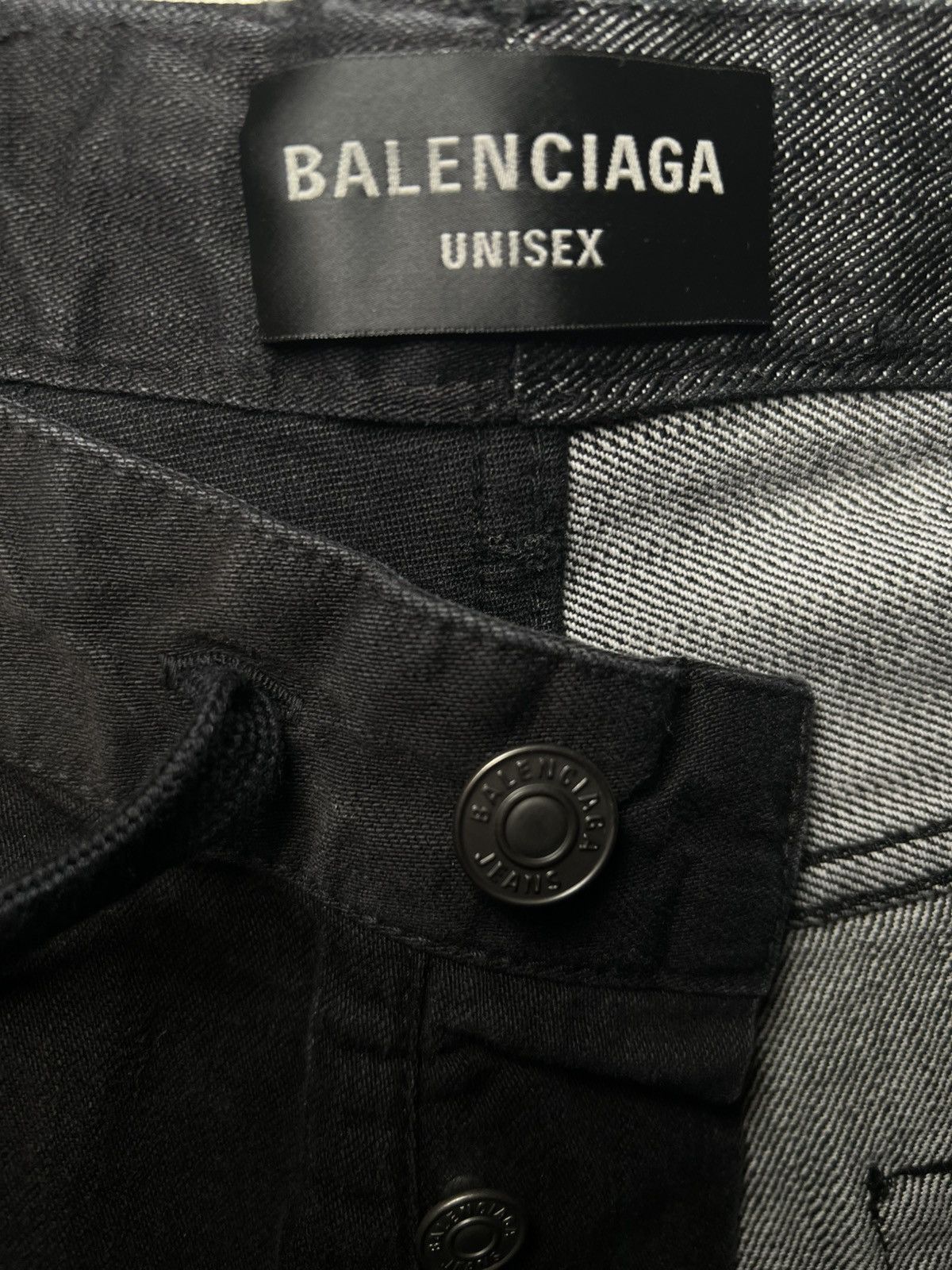 Balenciaga Balenciaga FW24 Black Fifty Fifty Jeans Size US 30 / EU 46 - 9 Thumbnail