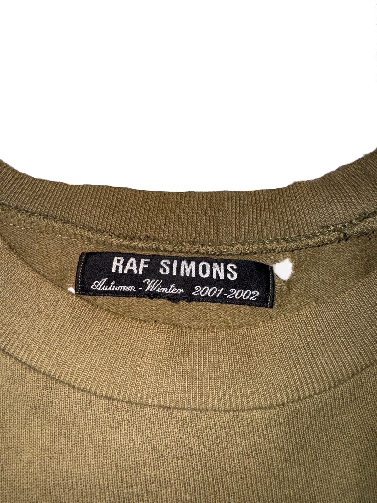 Raf Simons Raf Simons AW2001-2002 Riot Riot Riot crewneck Size US L / EU 52-54 / 3 - 4 Thumbnail