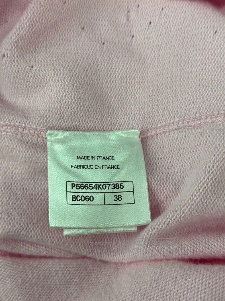 Chanel Chanel Pink Openwork Knit Dress. Size US M / EU 48-50 / 2 - 5 Thumbnail