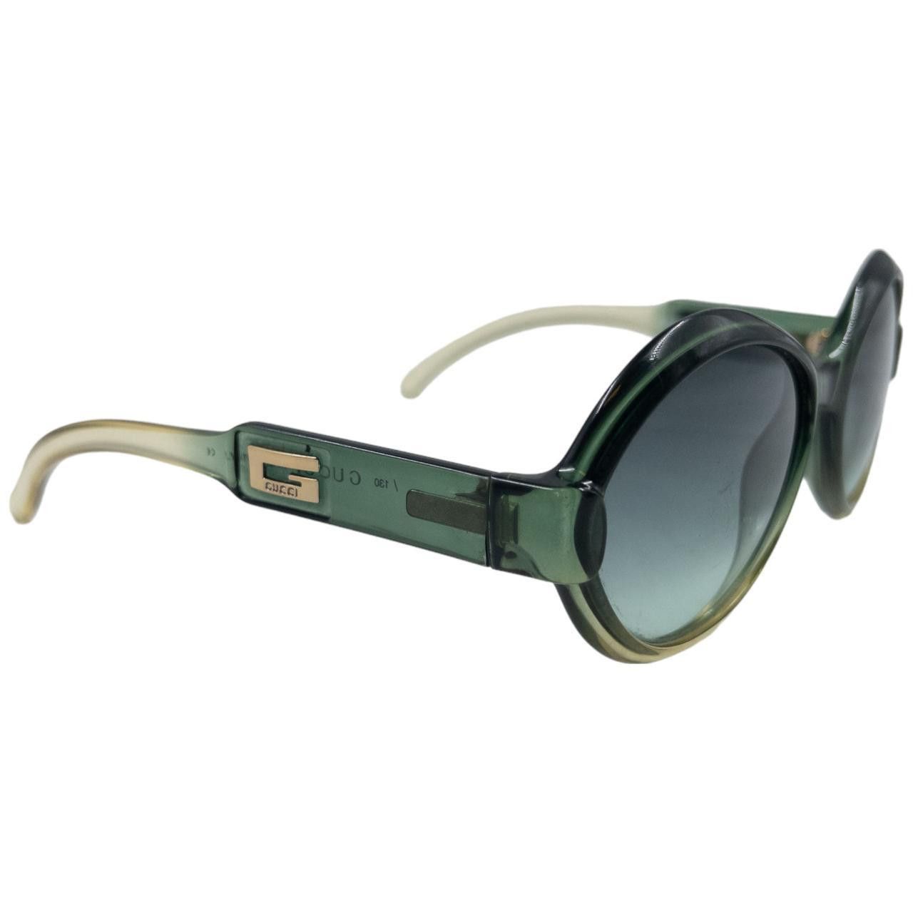 Gucci Vintage Gucci Round Sunglasses Size ONE SIZE - 1 Thumbnail