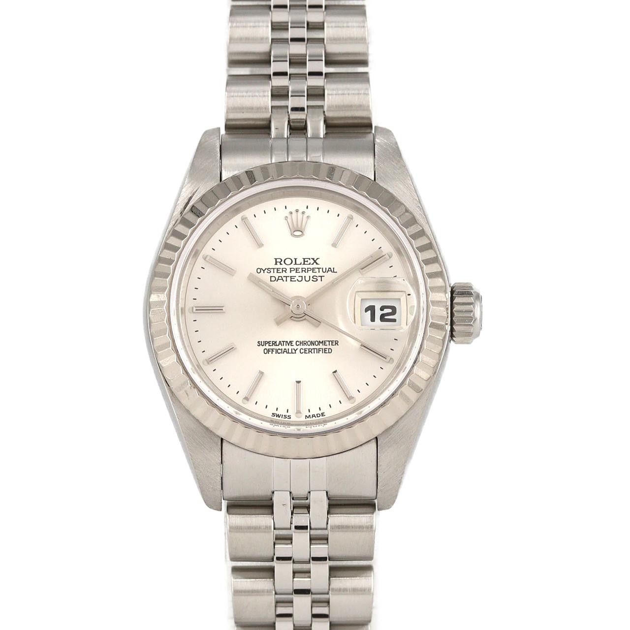 Rolex Rolex Datejust Stainless Steel x White Gold Watch Precious Metal Automatic 79174 DUTY FREE for USA