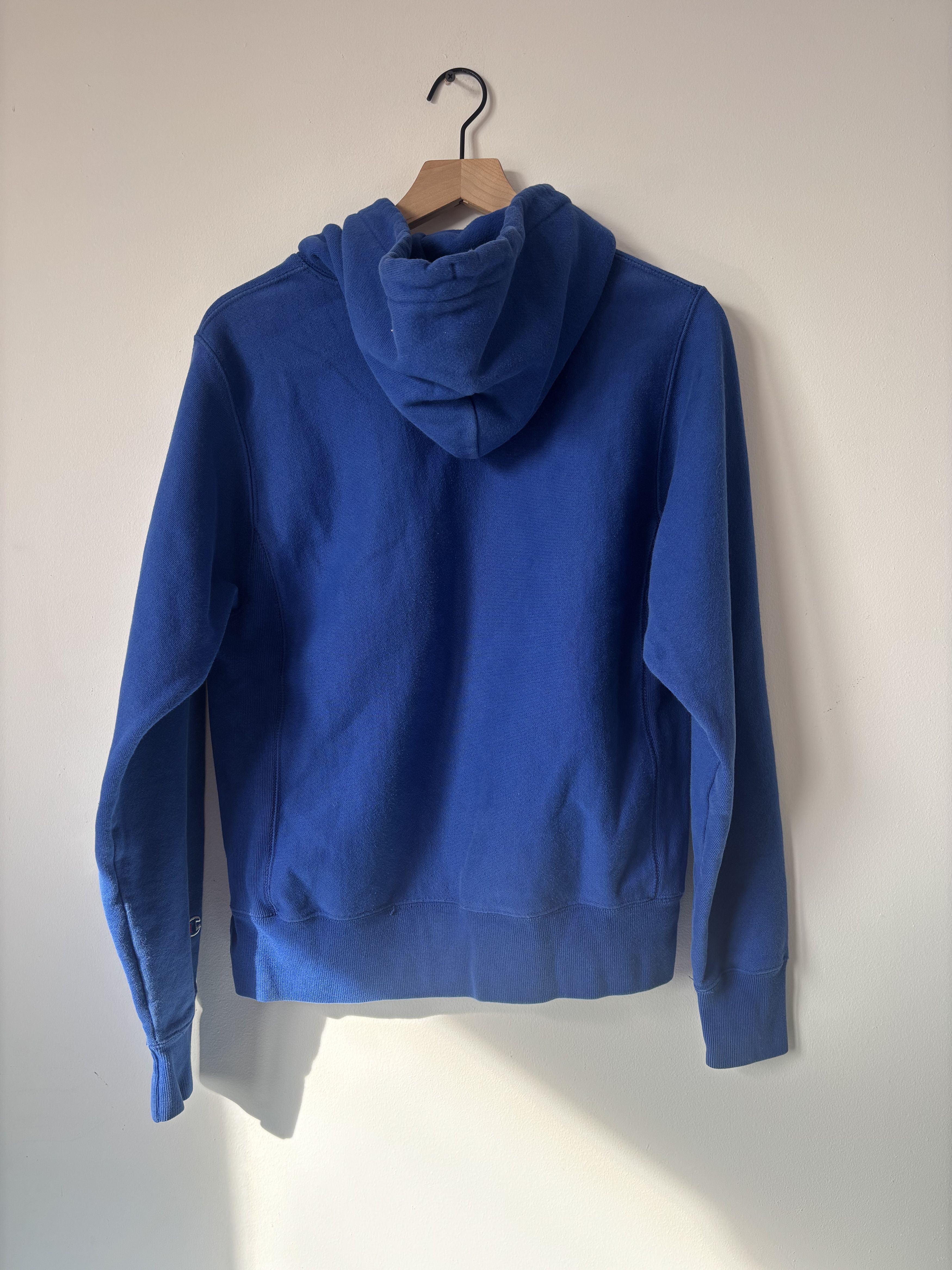 Champion Champion Reverse Weave Spellout Logo Hoodie Blue S Size US S / EU 44-46 / 1 - 2 Thumbnail
