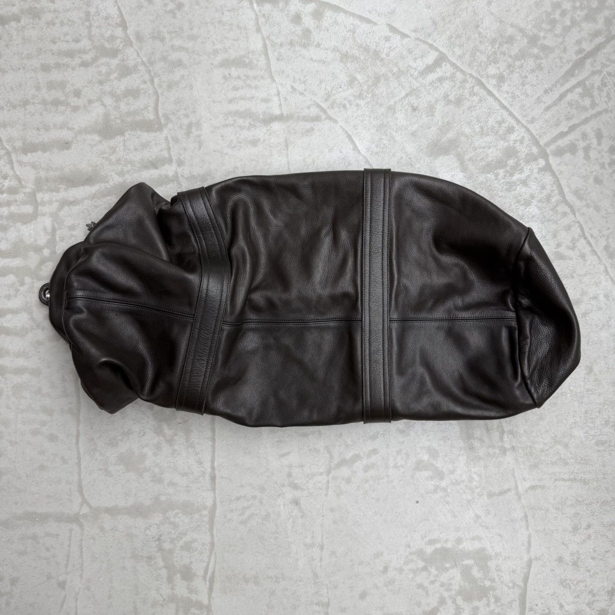 Chrome Hearts Chrome Hearts Rare Brown Leather Fleur XL Duffel Bag Size ONE SIZE - 5 Thumbnail