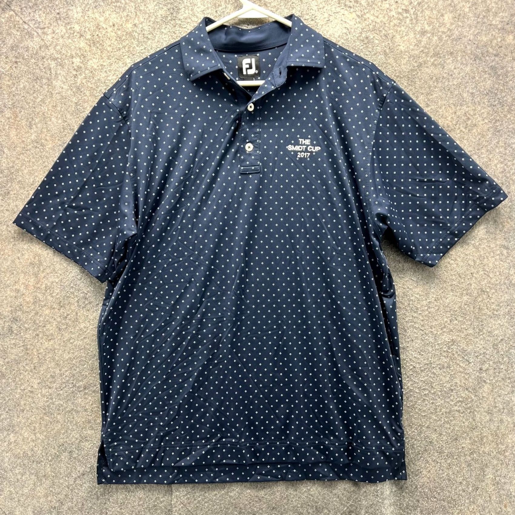 Footjoy FootJoy Polo Shirt Mens M Blue Navy The Smidt Cup 2017 Golfer Golf Shirt Polo Size US M / EU 48-50 / 2 - 2 Thumbnail