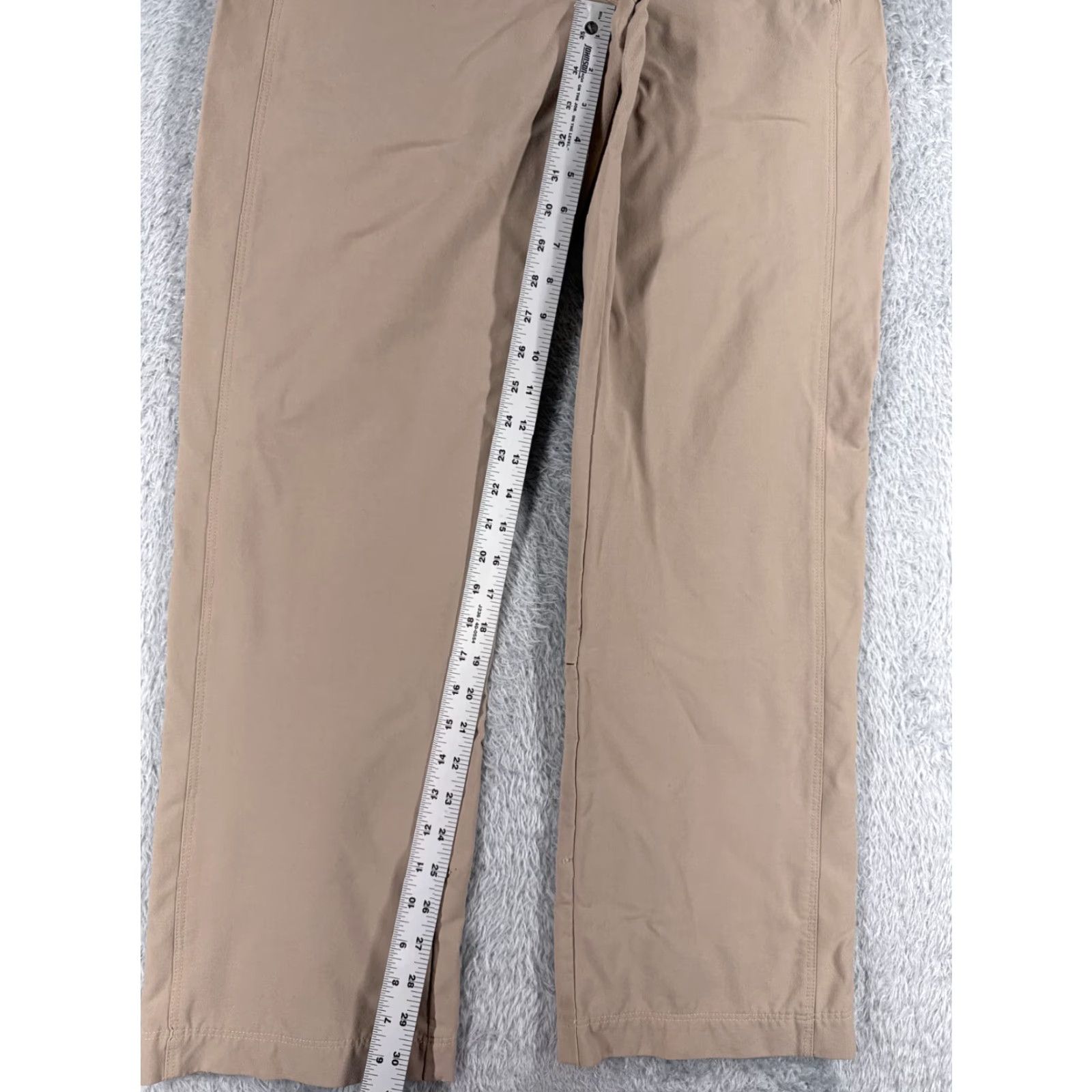 Vintage Royal Robbins Pants Women Size 10 Beige Cargo Straight Leg Nylon Blend Casual