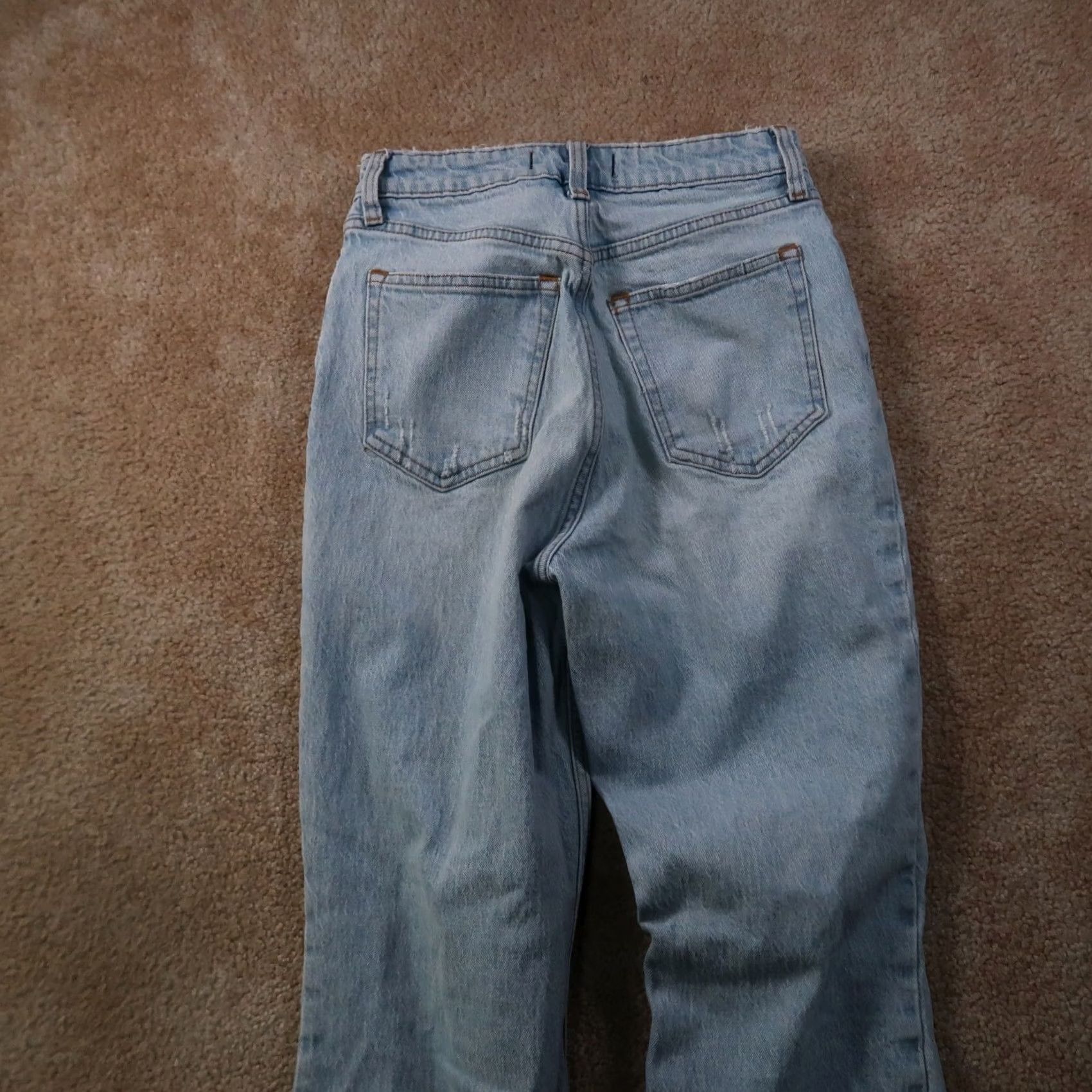 Abercrombie & Fitch Abercrombie & Fitch high rise flare jeans women'S 4/27 blue denim stretch Size 27" / US 4 / IT 40 - 6 Thumbnail