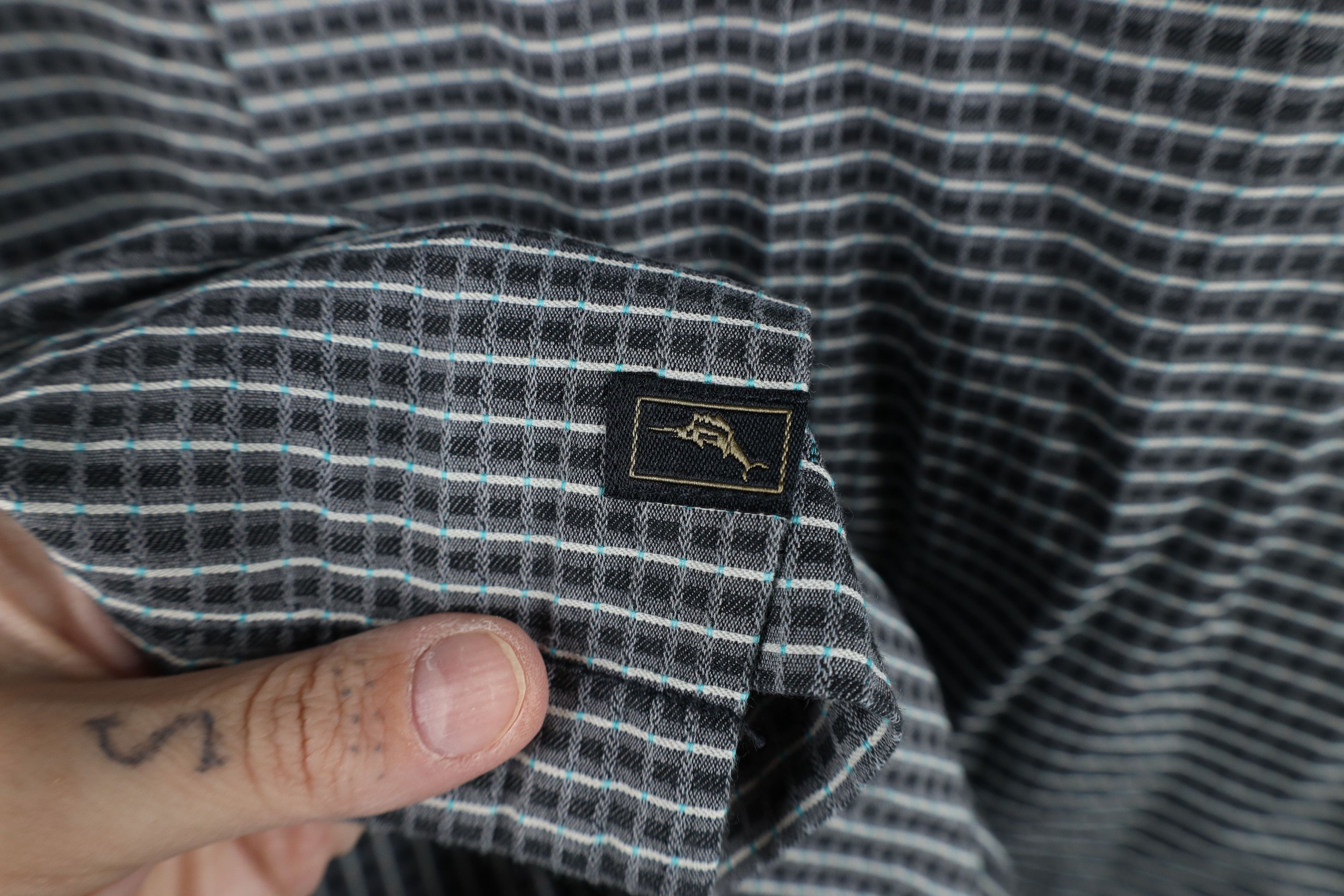 Tommy Bahama Tommy Bahama Striped Seer Sucker Short Sleeve Button Shirt Size US XL / EU 56 / 4 - 6 Thumbnail