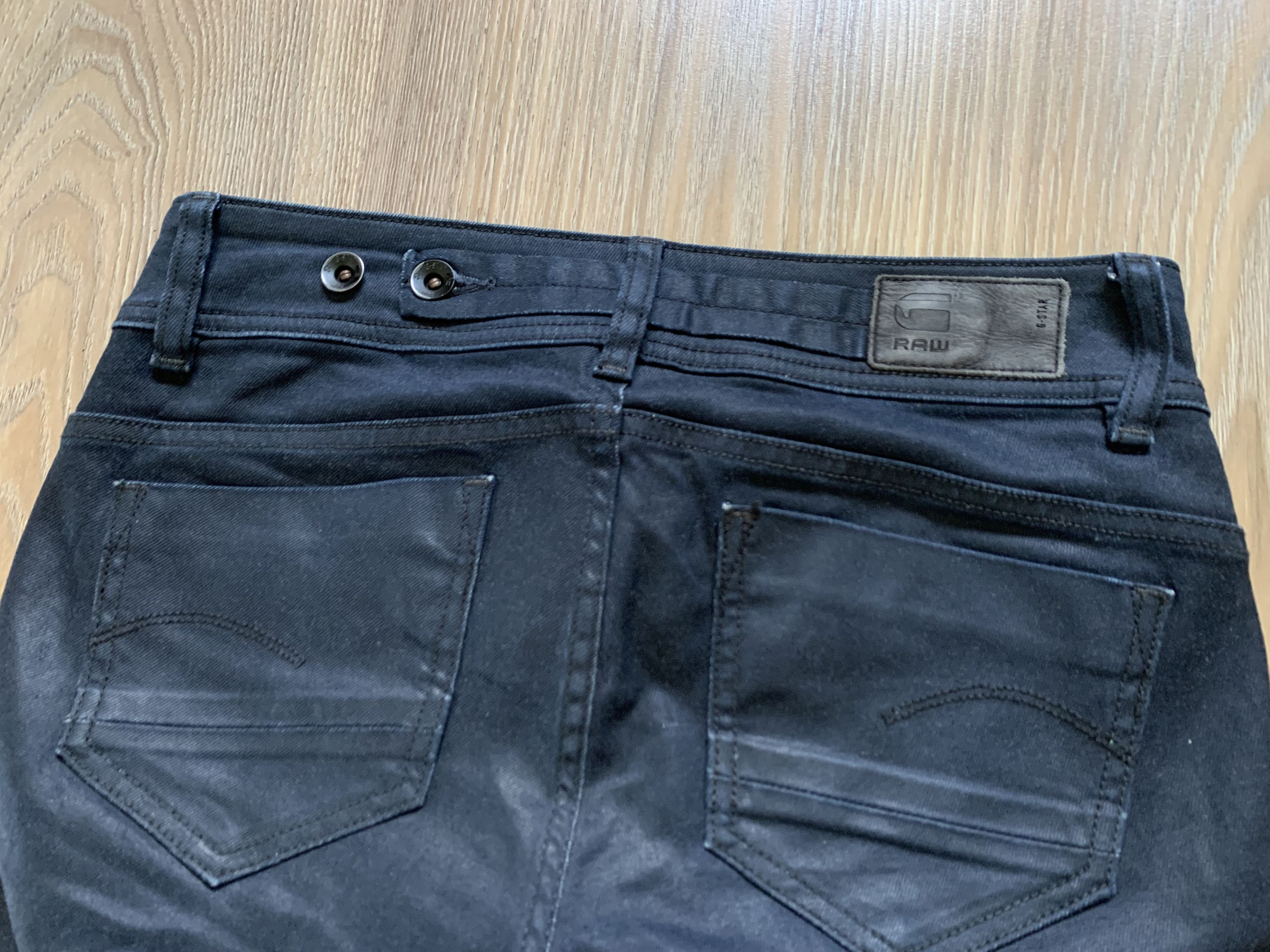 G-Star Women’s G-Star RAW Midge Saddle Mid Black Stretch Jeans Size 27" / US 4 / IT 40 - 4 Thumbnail