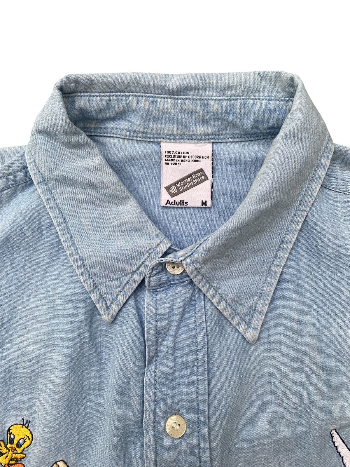 Warner Bros Vintage Warner Bros Embroidery Shirt Size US M / EU 48-50 / 2 - 5 Thumbnail